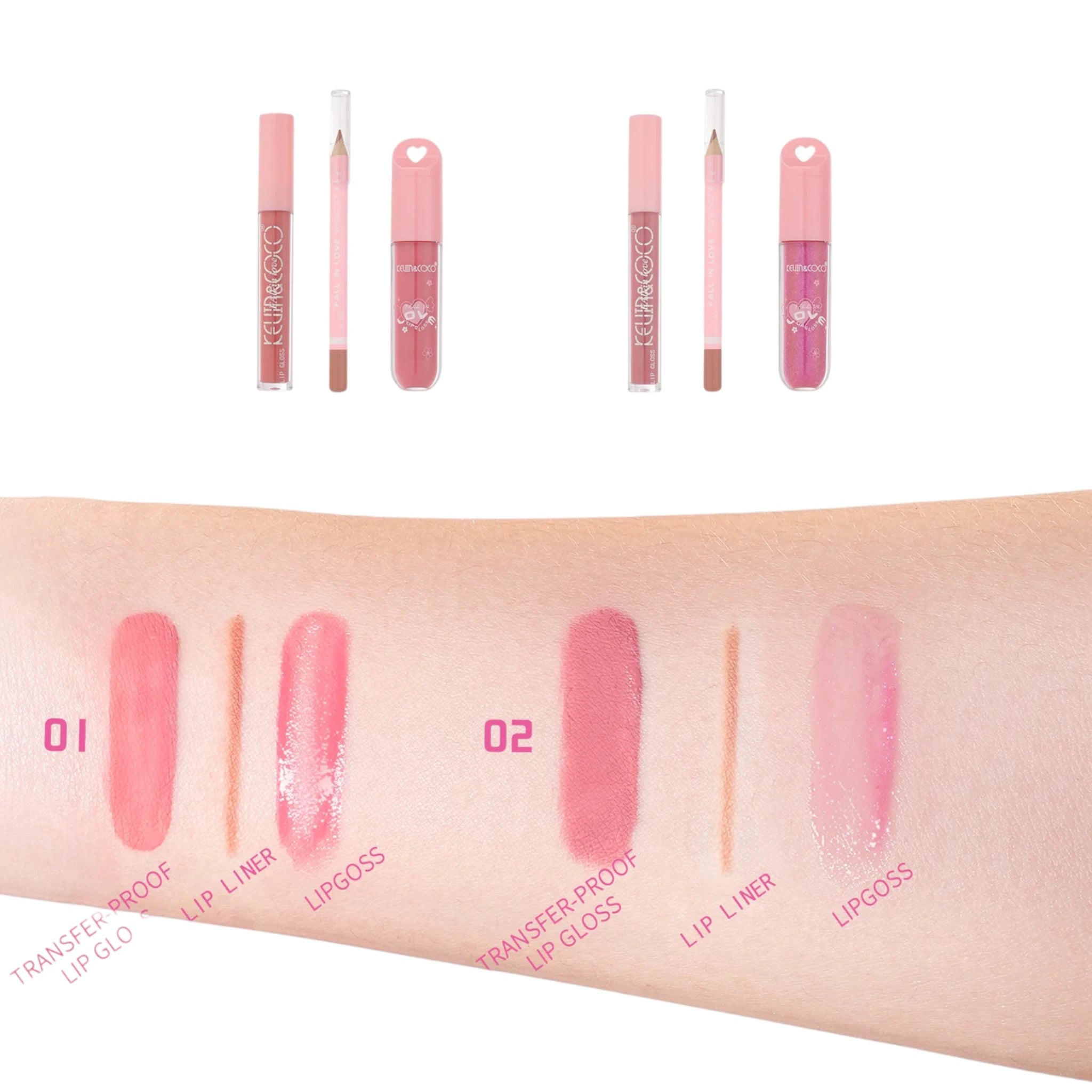 Fall In Love Lip Makeup - Kevin & Coco | Wholesale Makeup