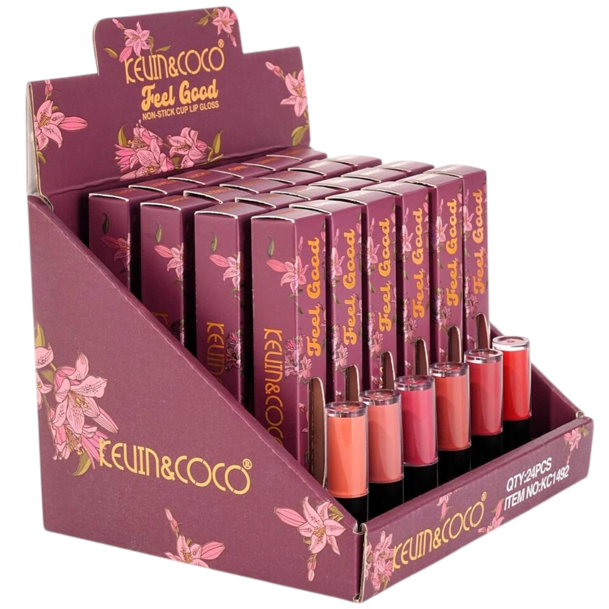 Feel Good Non-Stick Cup Lip Gloss Kevin & Coco | Wholesale Makeup