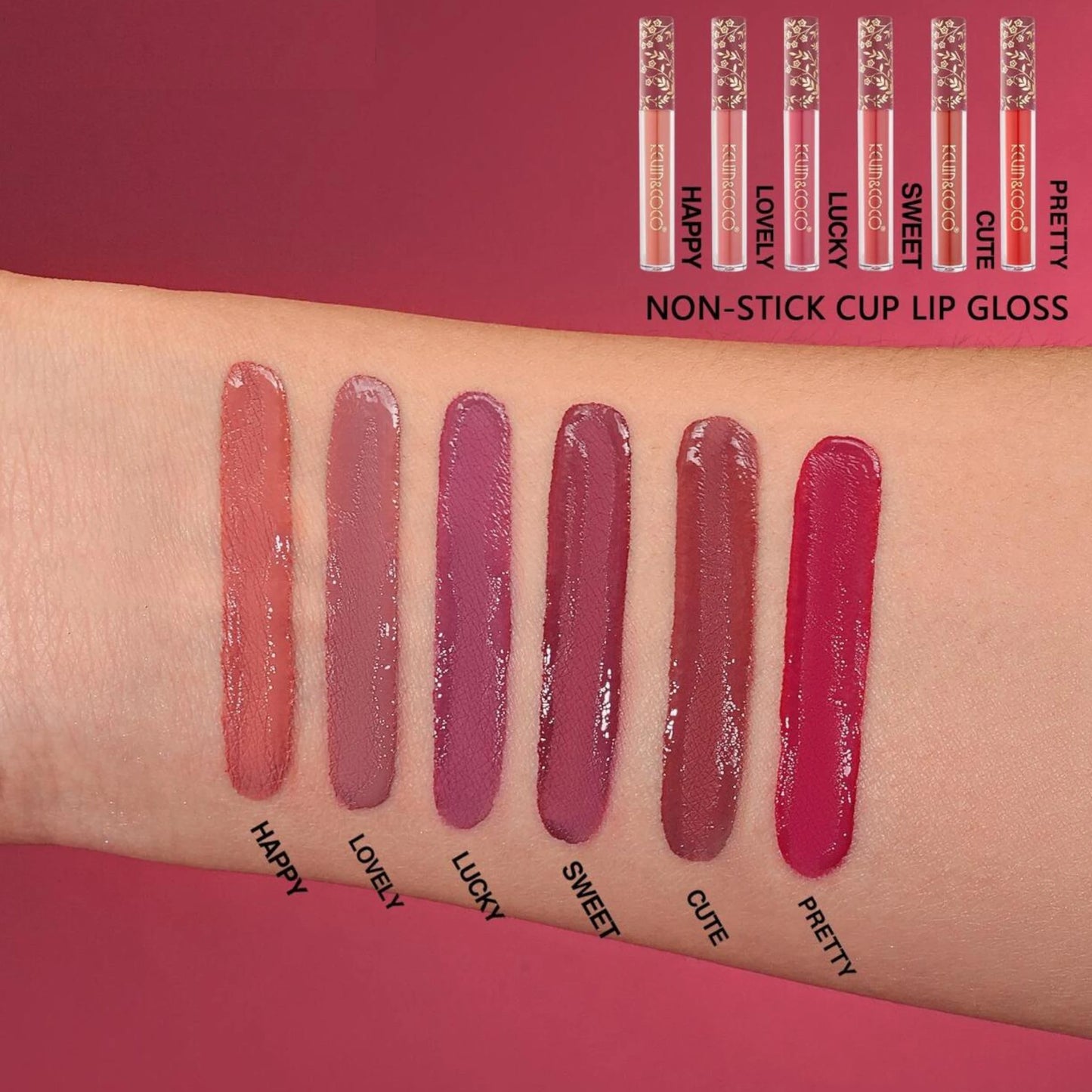 Feel Good Non-Stick Cup Lip Gloss Kevin & Coco | Wholesale Makeup