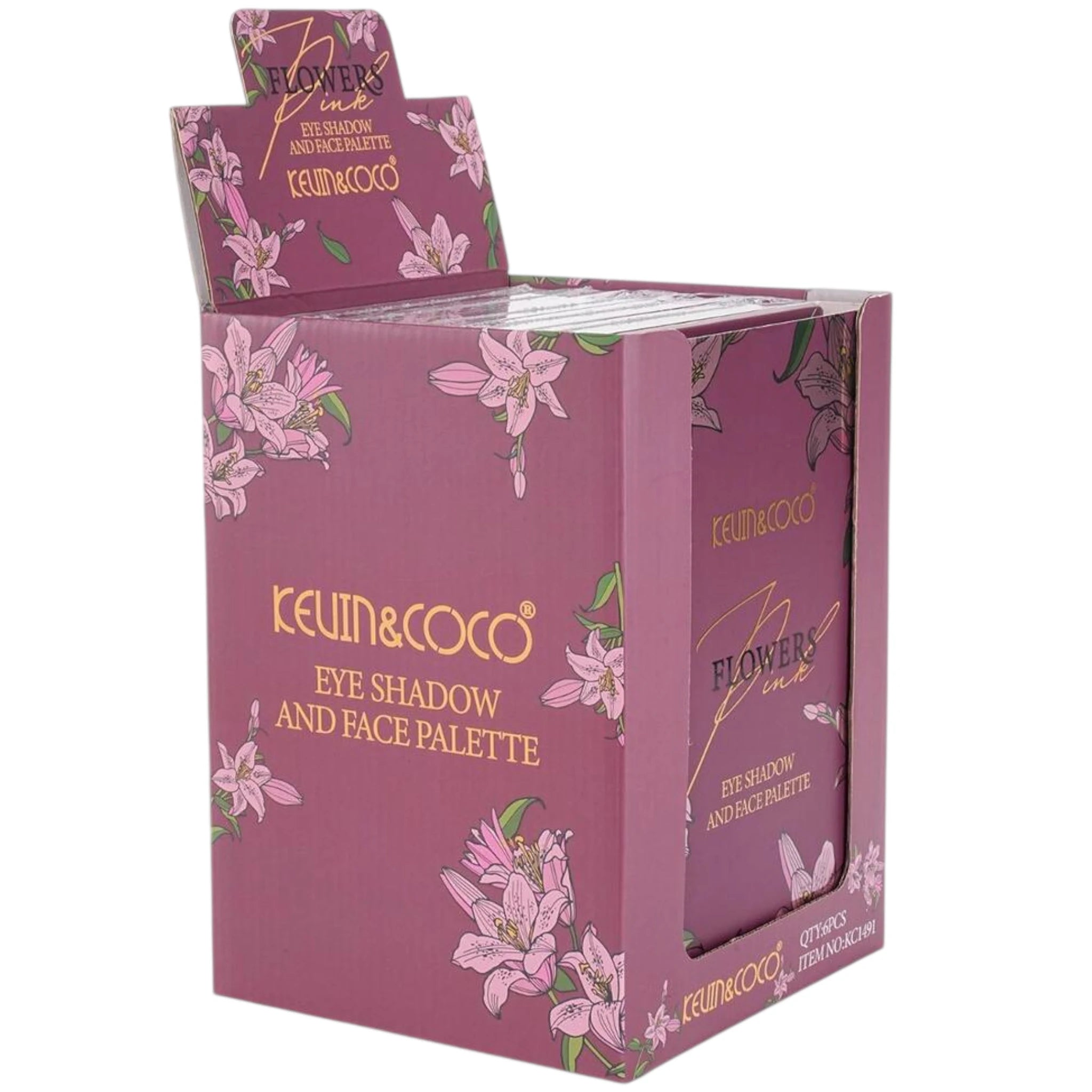 Flowers Eyeshadow And Face Palette Kevin & Coco | Wholesale Makeup