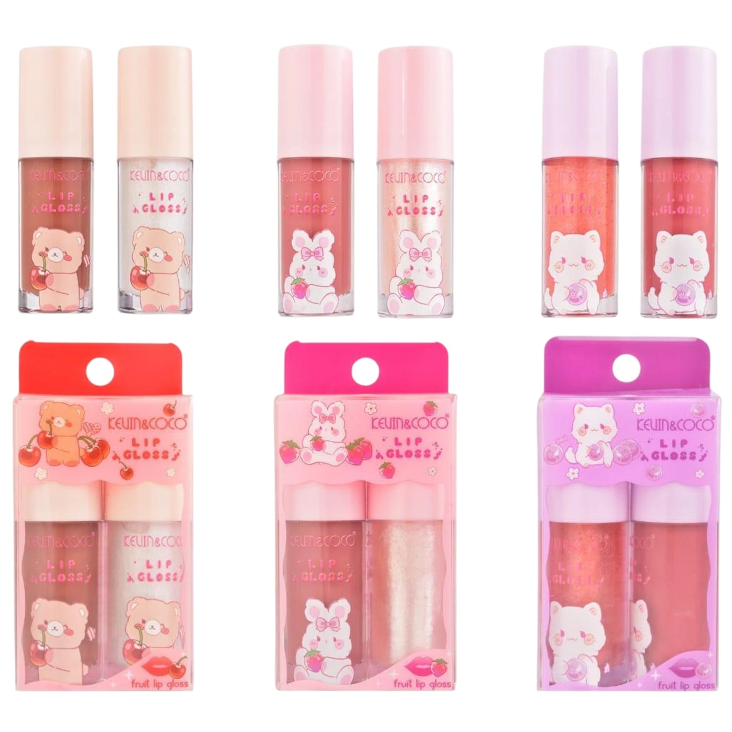 Fruit Lip Gloss - Kevin & Coco | Wholesale Makeup