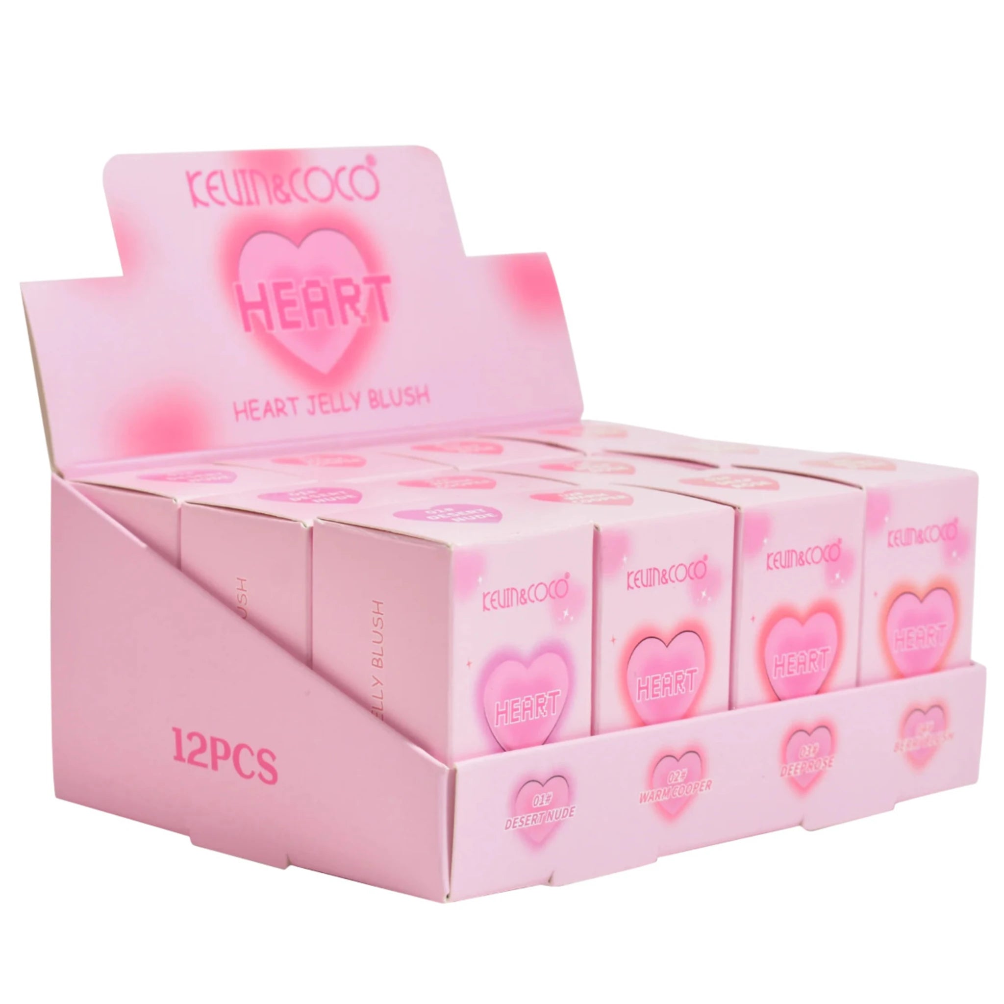 Heart Jelly Blush - Kevin & Coco | Wholesale Makeup
