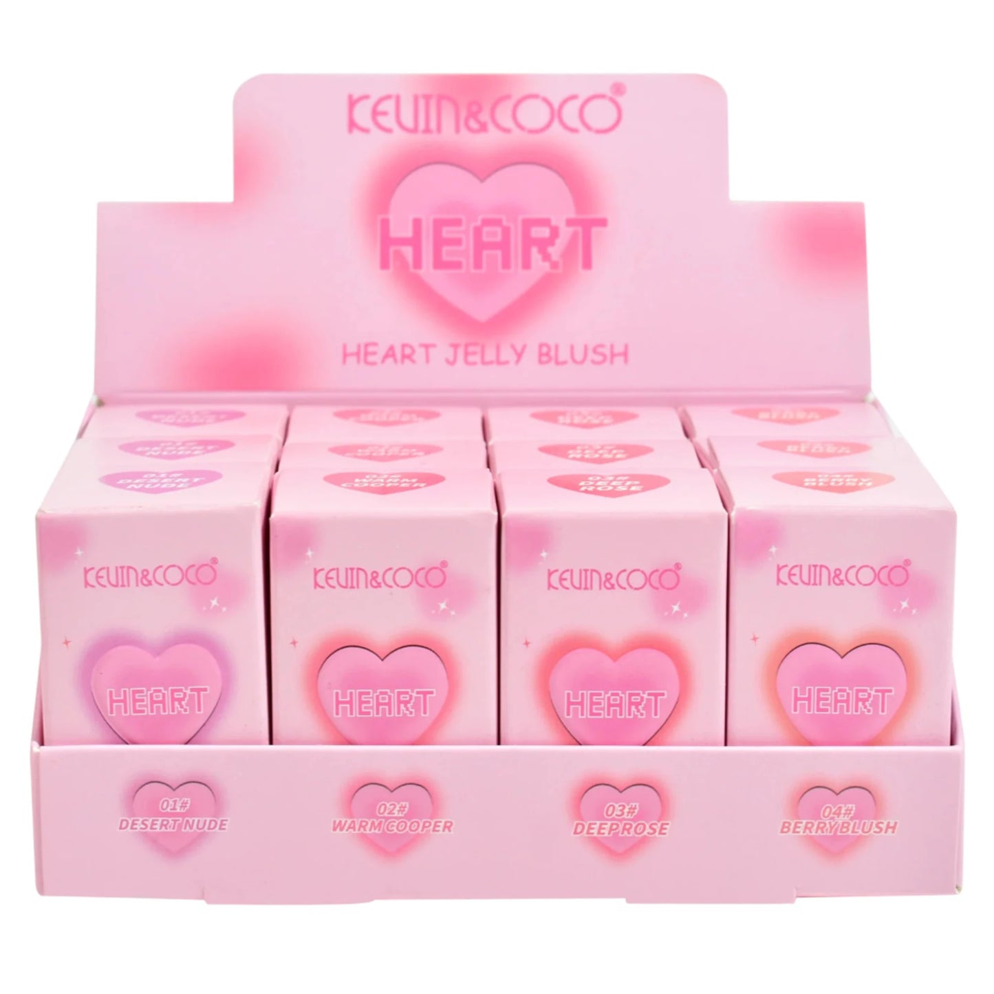 Heart Jelly Blush - Kevin & Coco | Wholesale Makeup