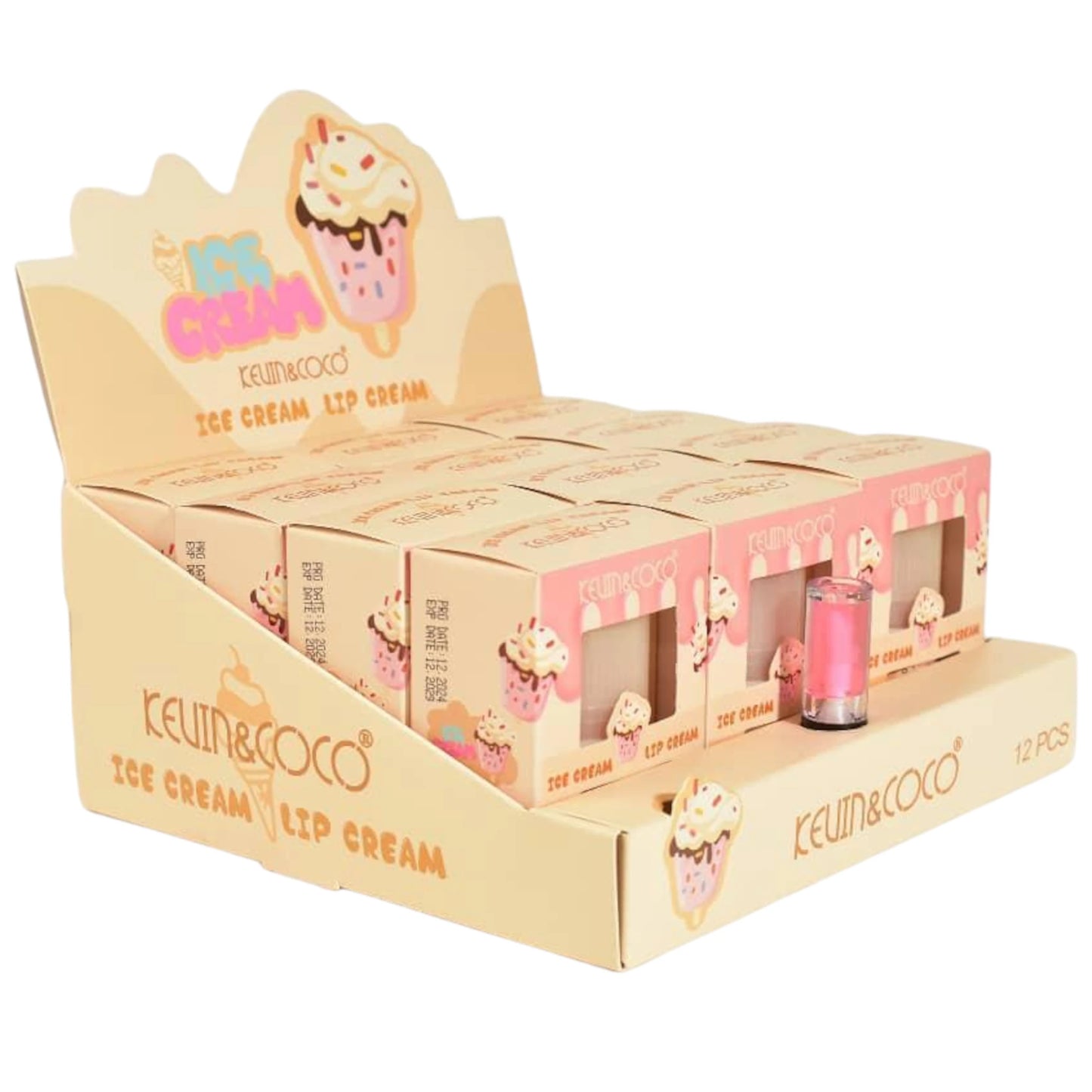 Ice Cream Lip Cream - Kevin & Coco | Wholesale Makeup