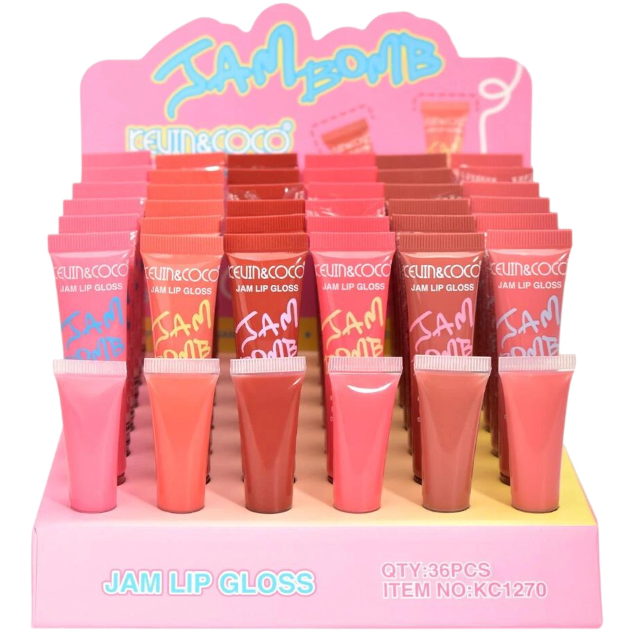Jam Bomb Lip Gloss - Kevin & Coco | Wholesale Makeup