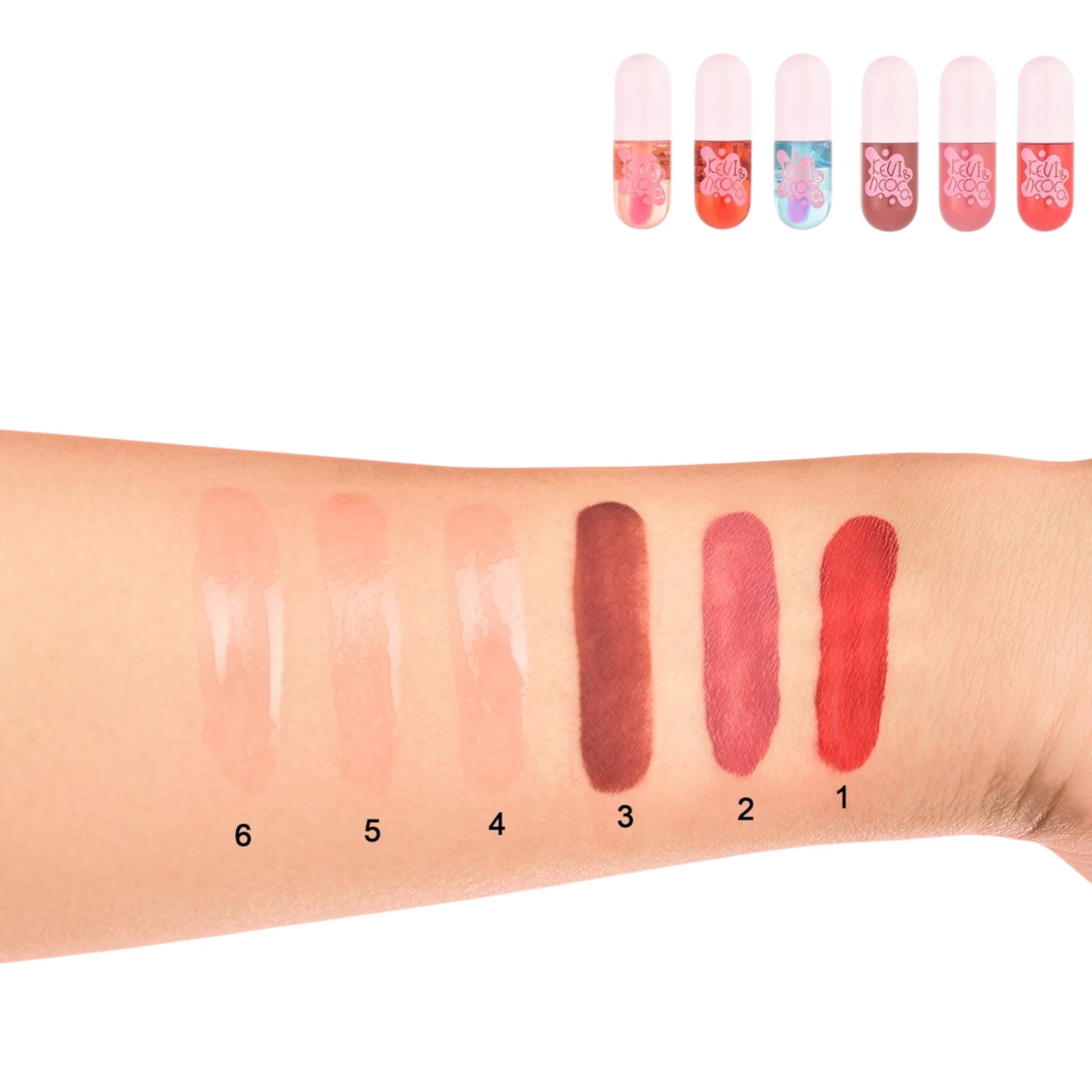 Lip Gloss 6 Piece Kit - Kevin & Coco | Wholesale Makeup