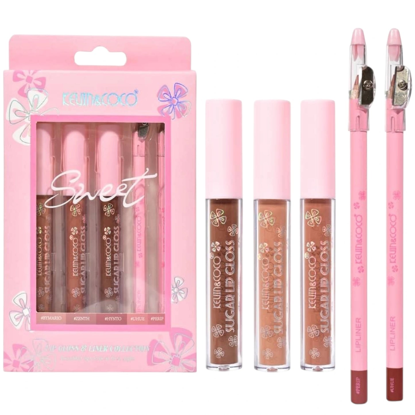 Lip Gloss & Liner Collection - Kevin & Coco | Wholesale Makeup