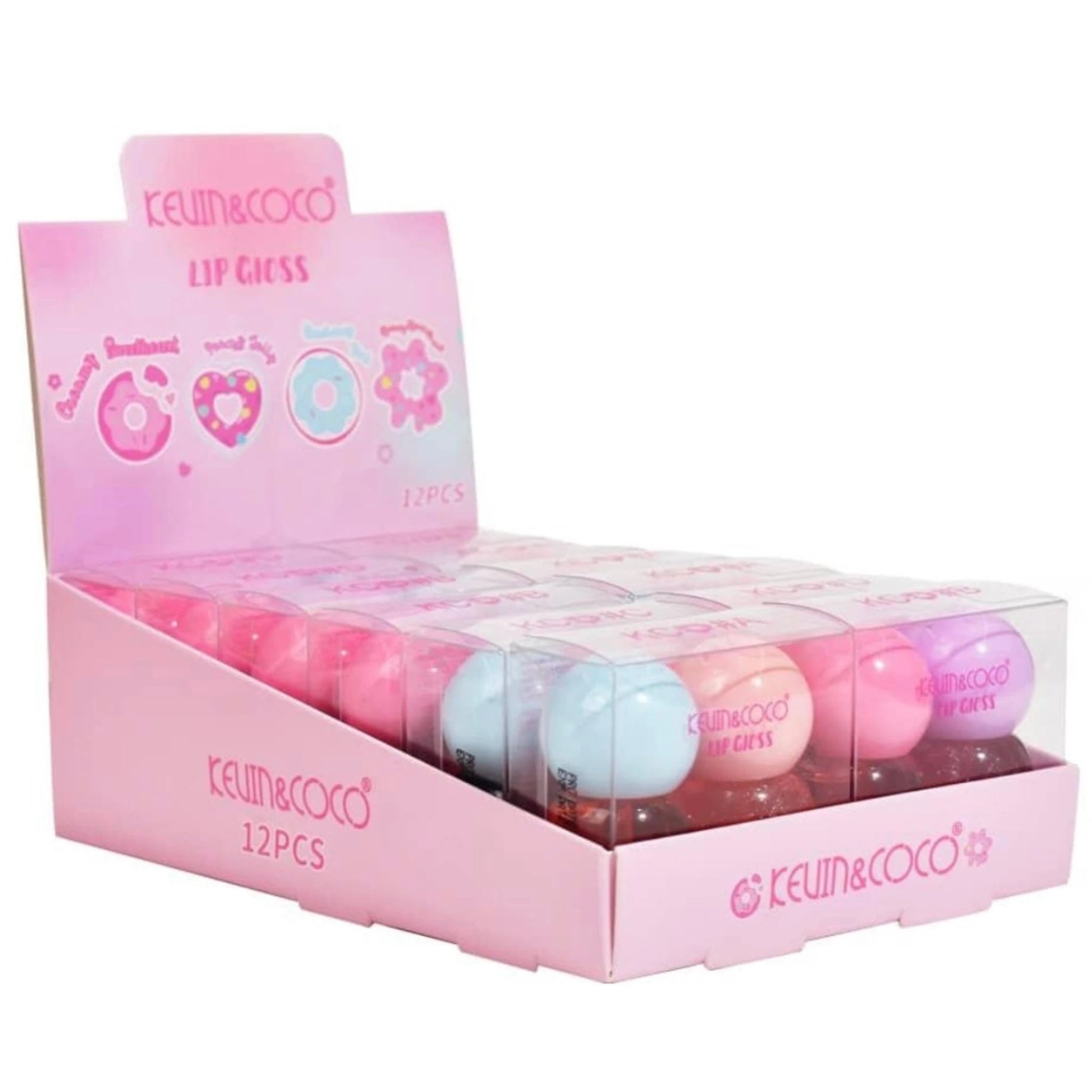 Lip Gloss Duo Set - Kevin & Coco | Wholesale Makeup