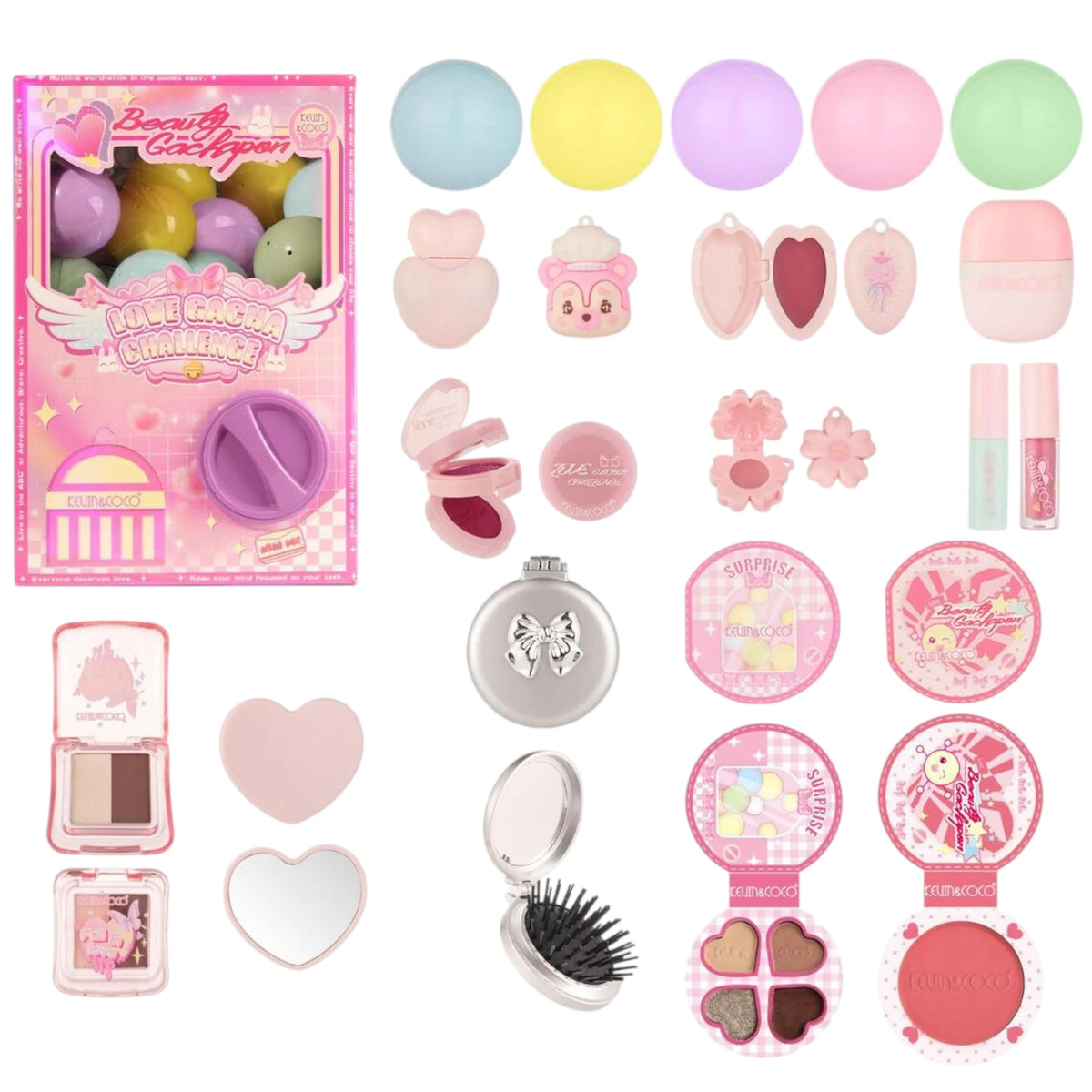 Love Gacha Challenge Makeup Set - Kevin & Coco | Wholesale Makeup