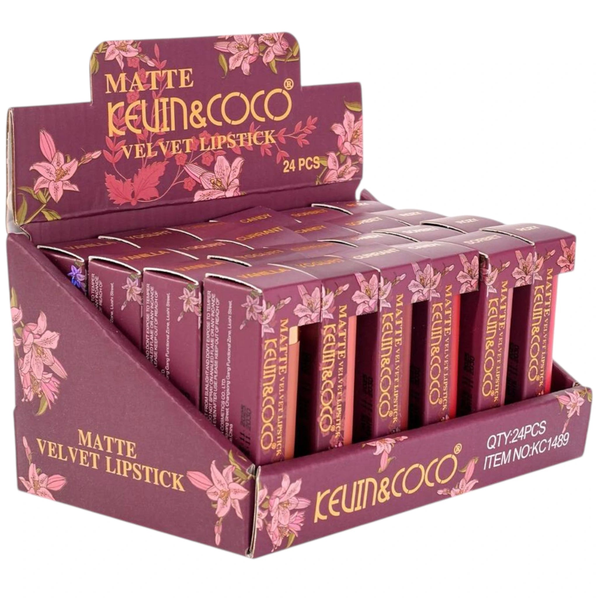 Matte Velvet Lipstick - Kevin & Coco | Wholesale Makeup