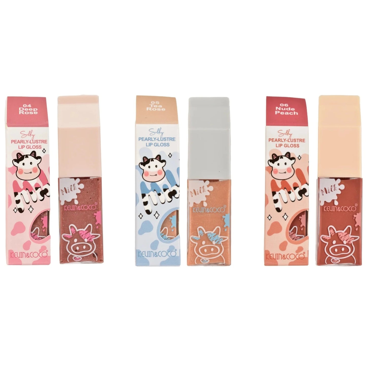 Pearly-Lustre Lip Gloss 4-6 - Kevin & Coco | Wholesale Makeup