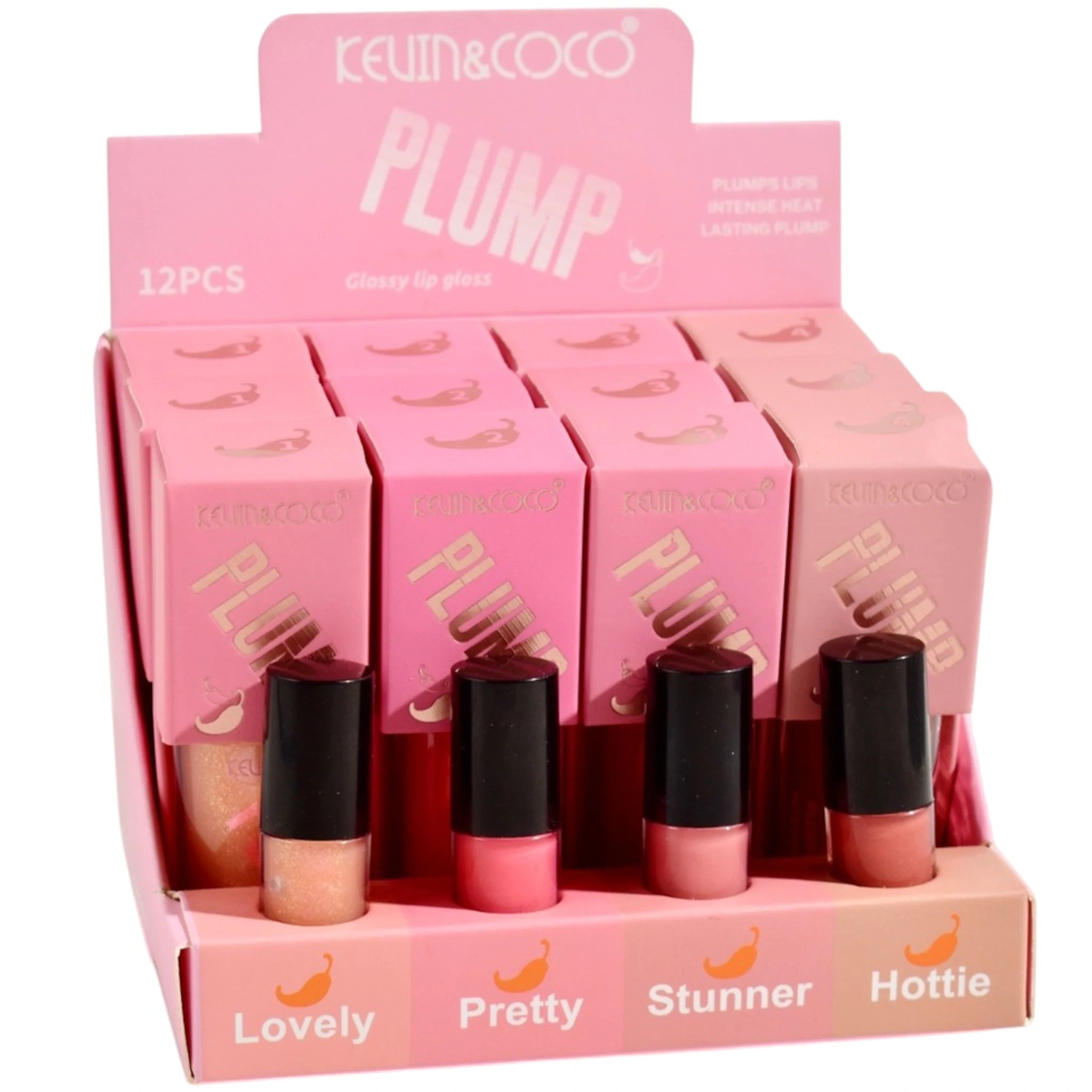 Plump Glossy Lip Gloss - Kevin & Coco | Wholesale Makeup