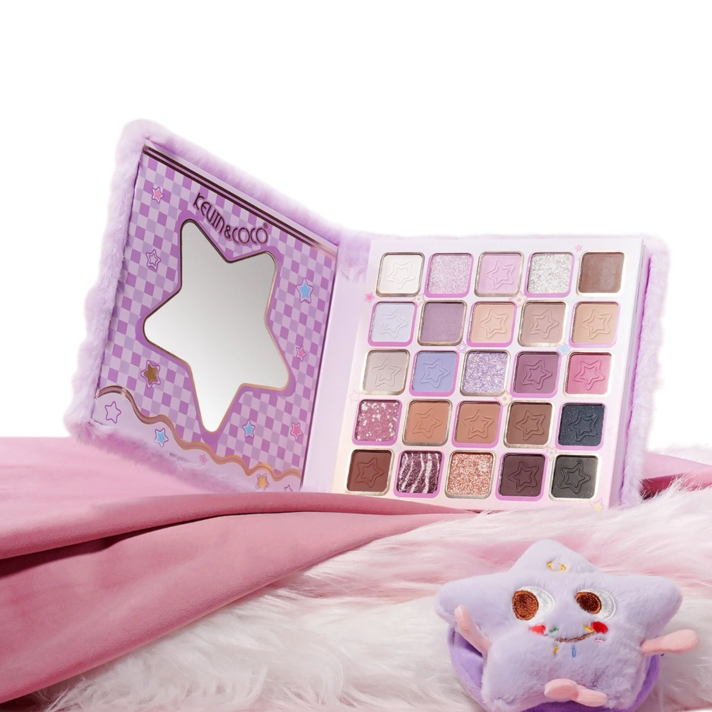 Purple Plush Star Eyeshadow Palette Kevin & Coco | Wholesale Makeup