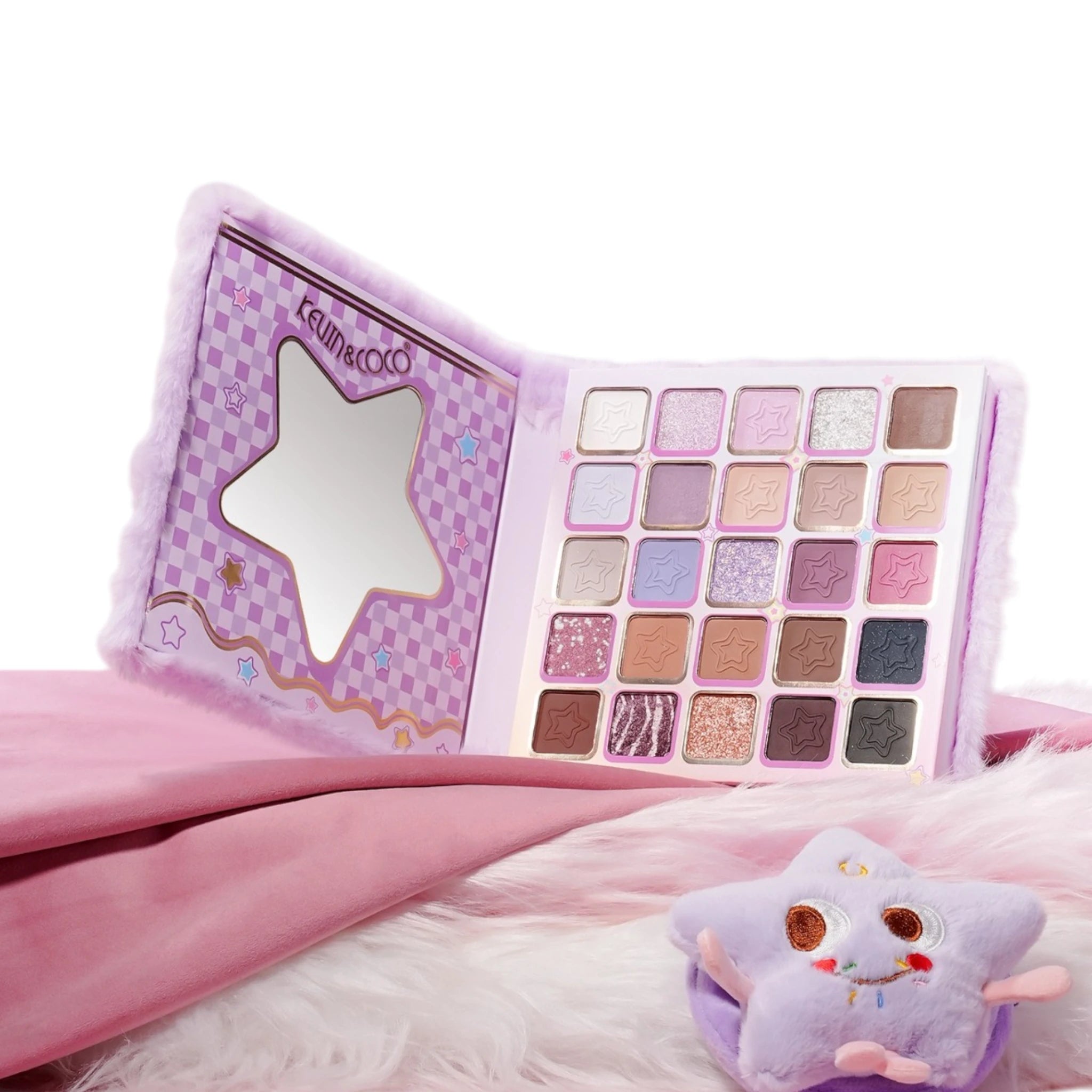 Purple Plush Star Eyeshadow Palette Kevin & Coco | Wholesale Makeup