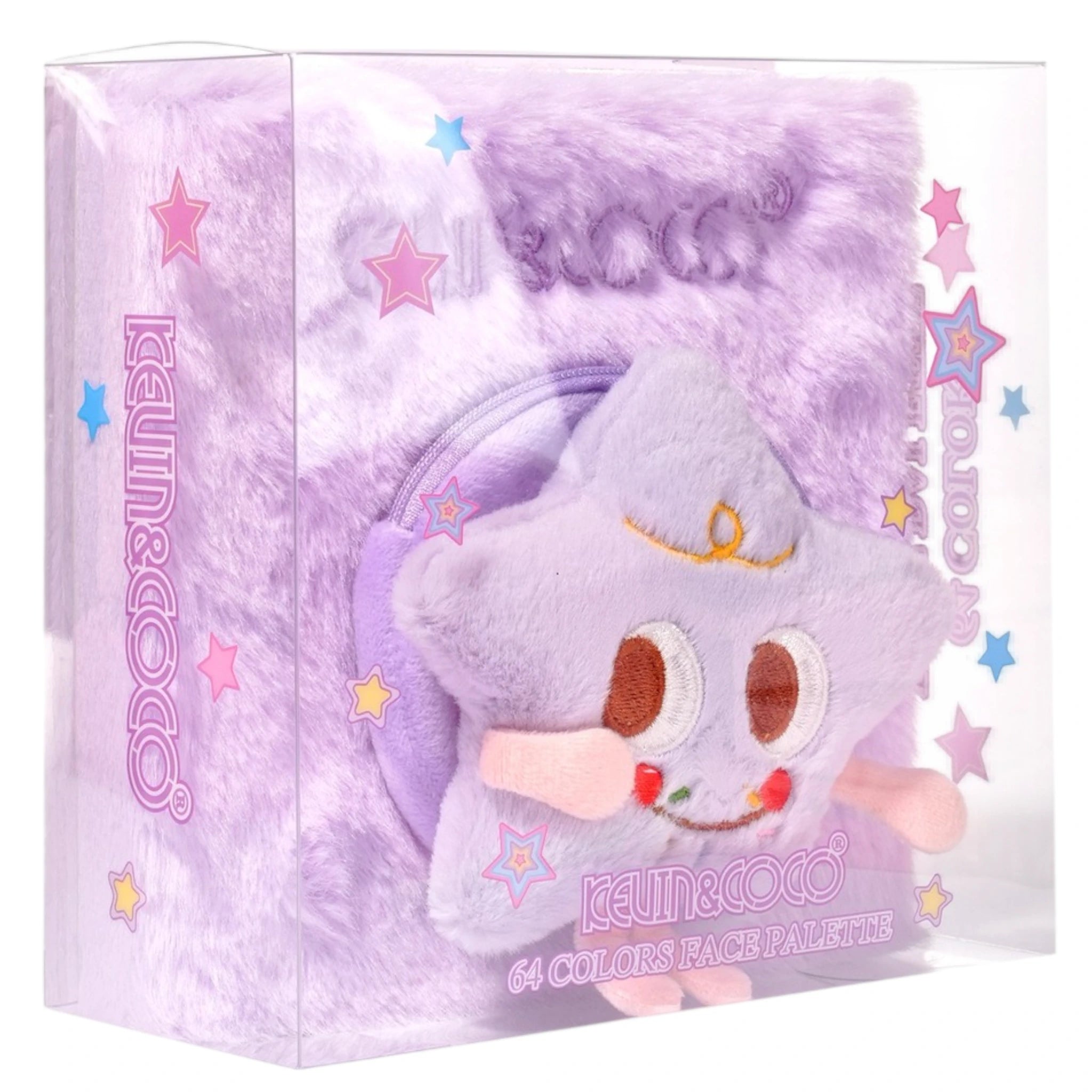 Purple Plush Star Eyeshadow Palette Kevin & Coco | Wholesale Makeup