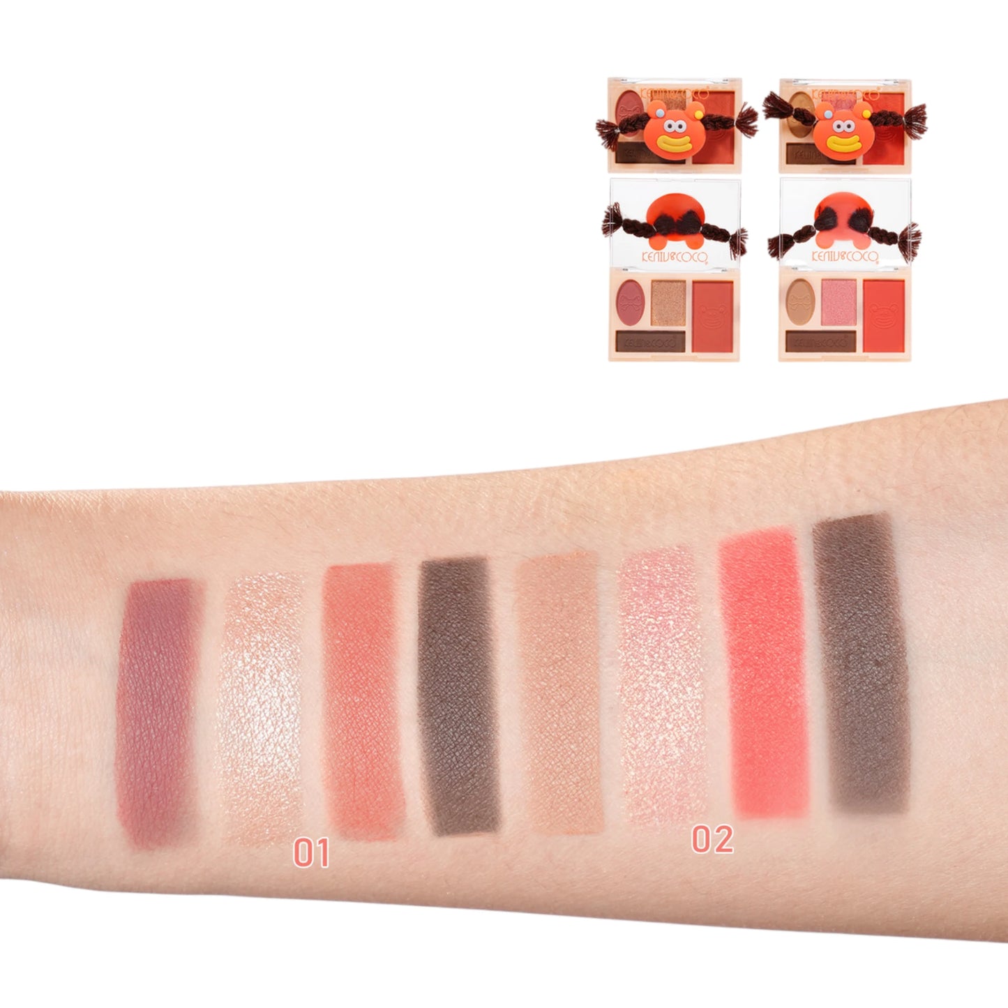 Rainbow Twisty Brai Orange Kevin & Coco | Wholesale Makeup