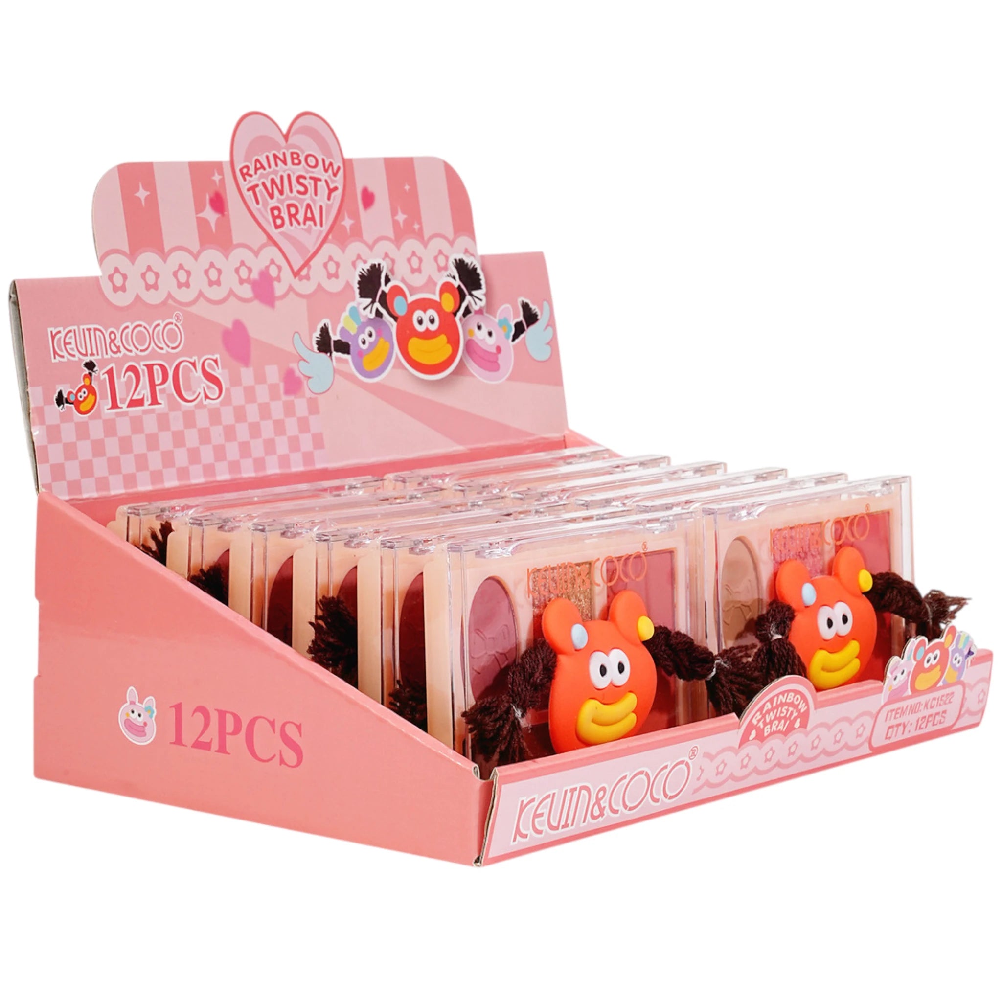 Rainbow Twisty Brai Orange Kevin & Coco | Wholesale Makeup