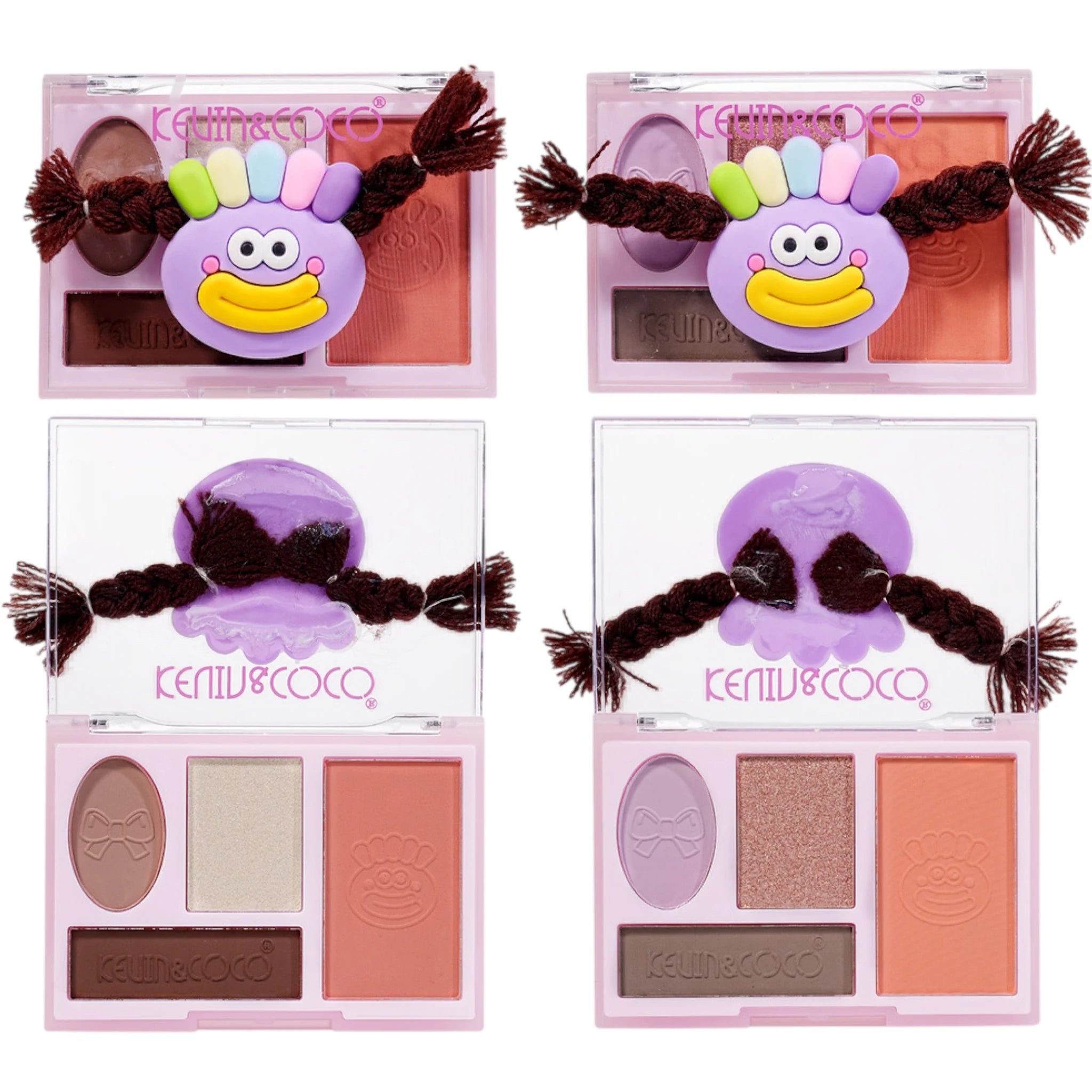 Rainbow Twisty Brai Purple Kevin & Coco | Wholesale Makeup