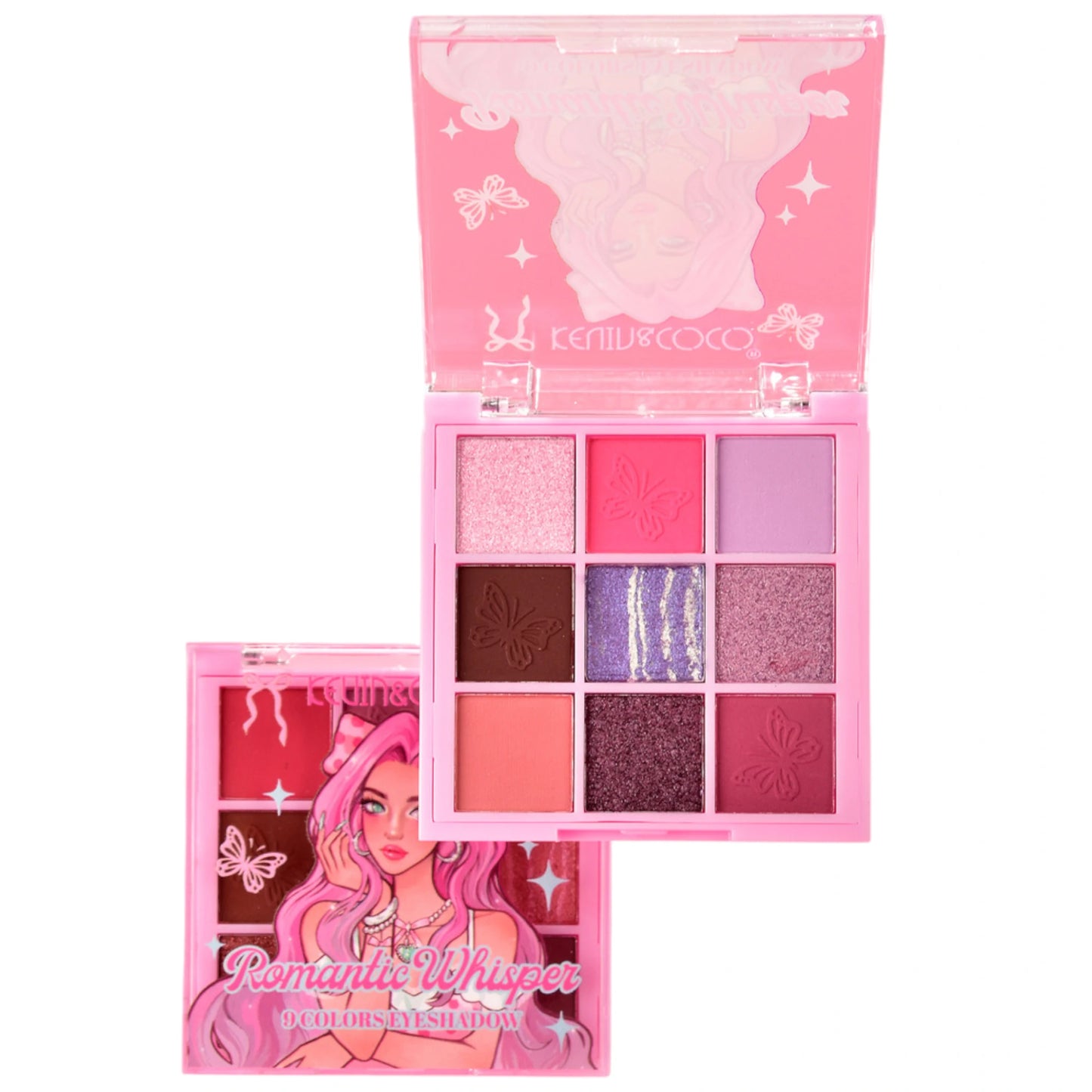 Romantic Whisper 9 Colors Eyeshadow Kevin & Coco | Wholesale Makeup