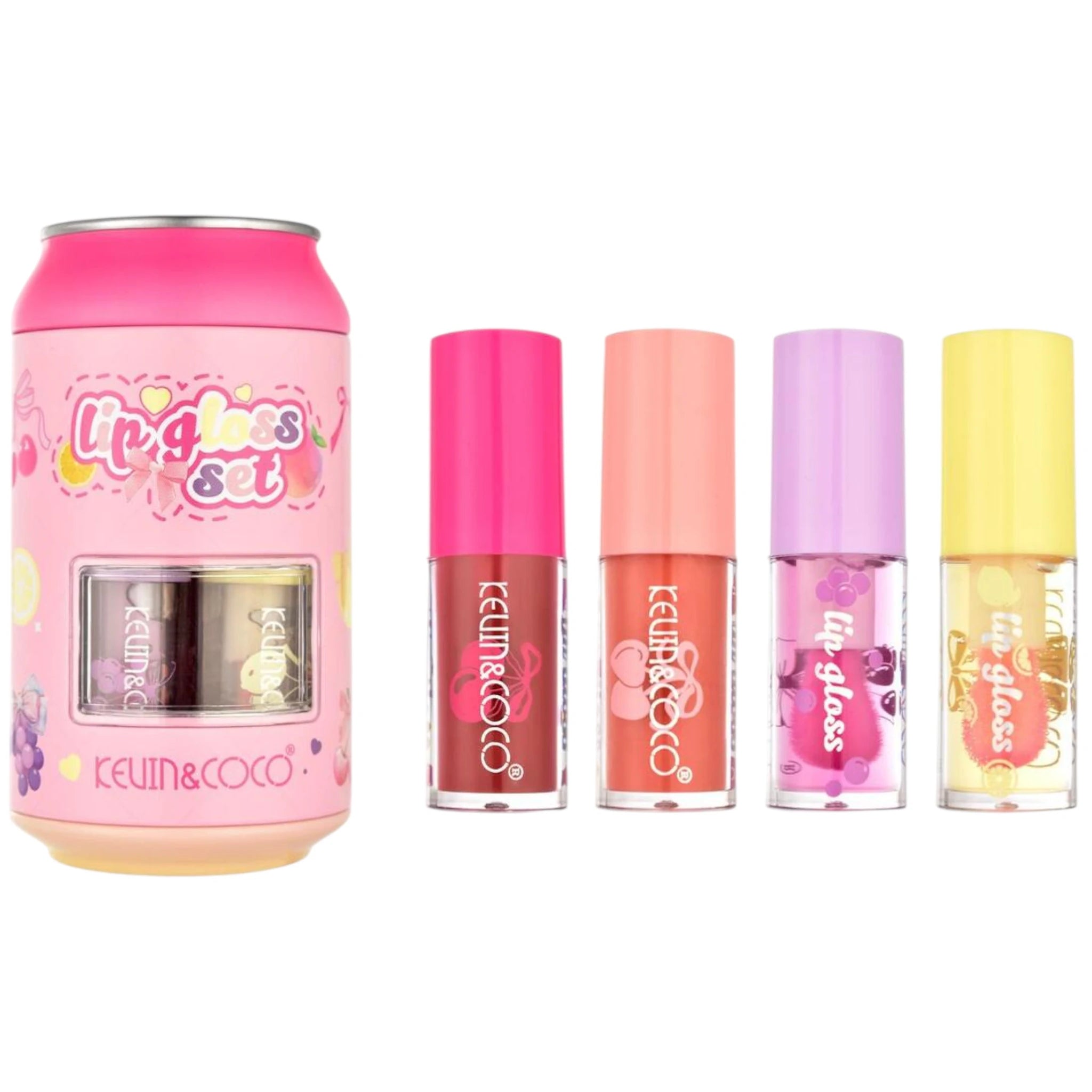 Soda 4pc Lip Gloss - Kevin & Coco | Wholesale Makeup