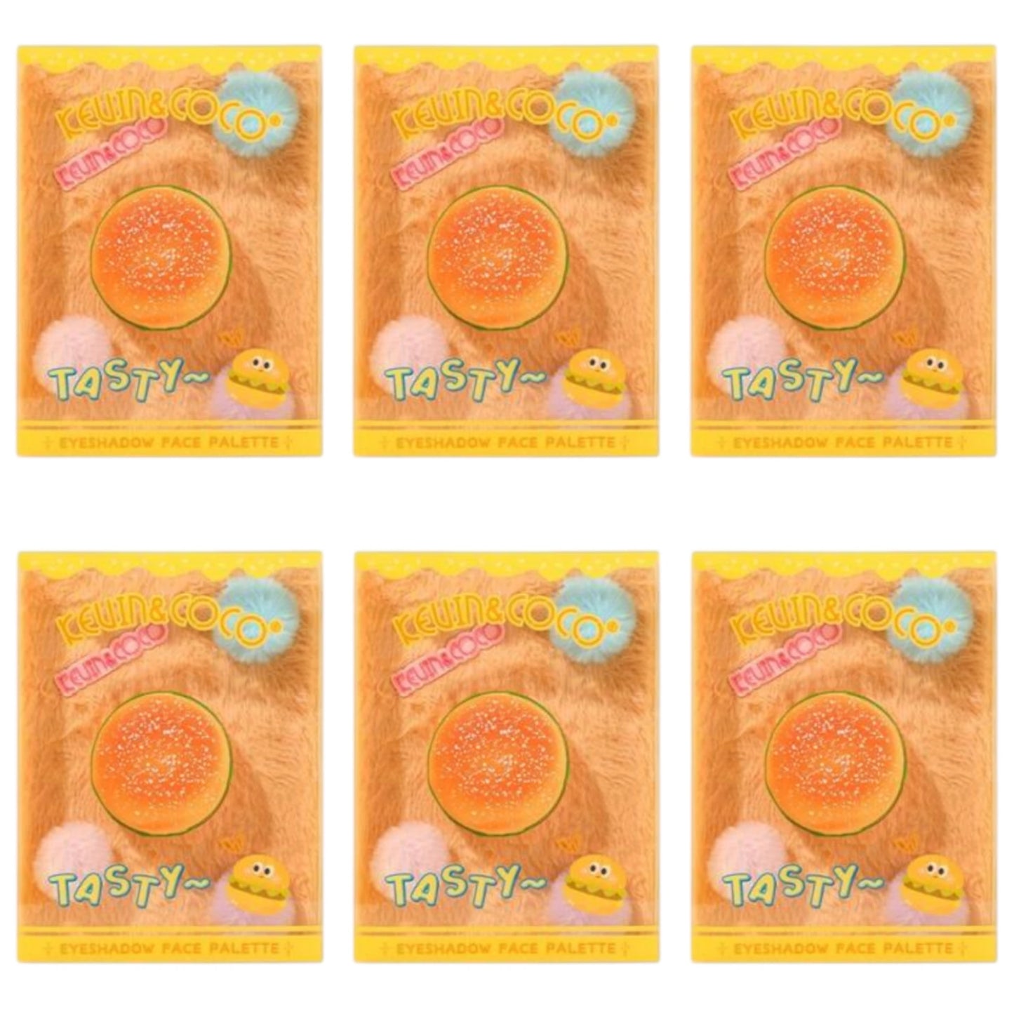 Tasty Hamburguer Eyeshadow Face Palette Kevin & Coco | Wholesale Makeup