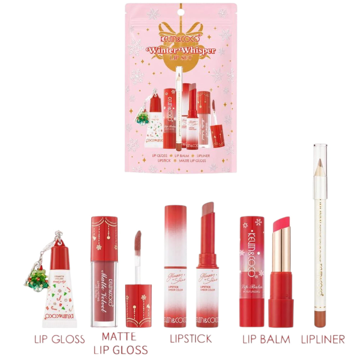 Winter Whisper Lip Set - Kevin & Coco | Wholesale Makeup