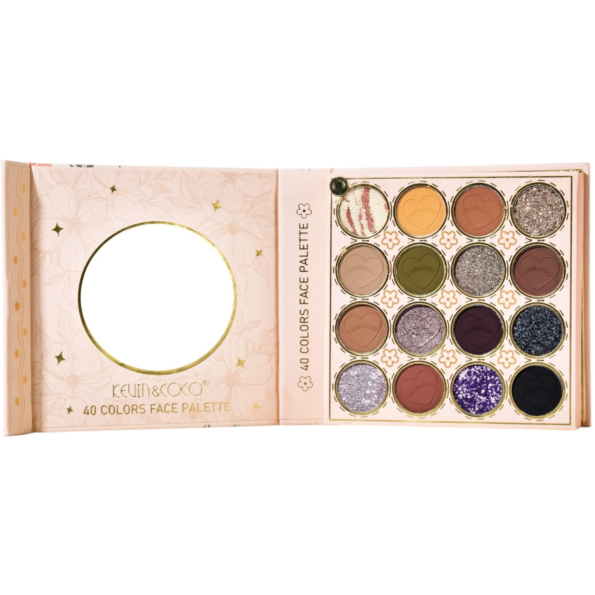 40 Colors Face Palette - Kevin & Coco | Wholesale Makeup
