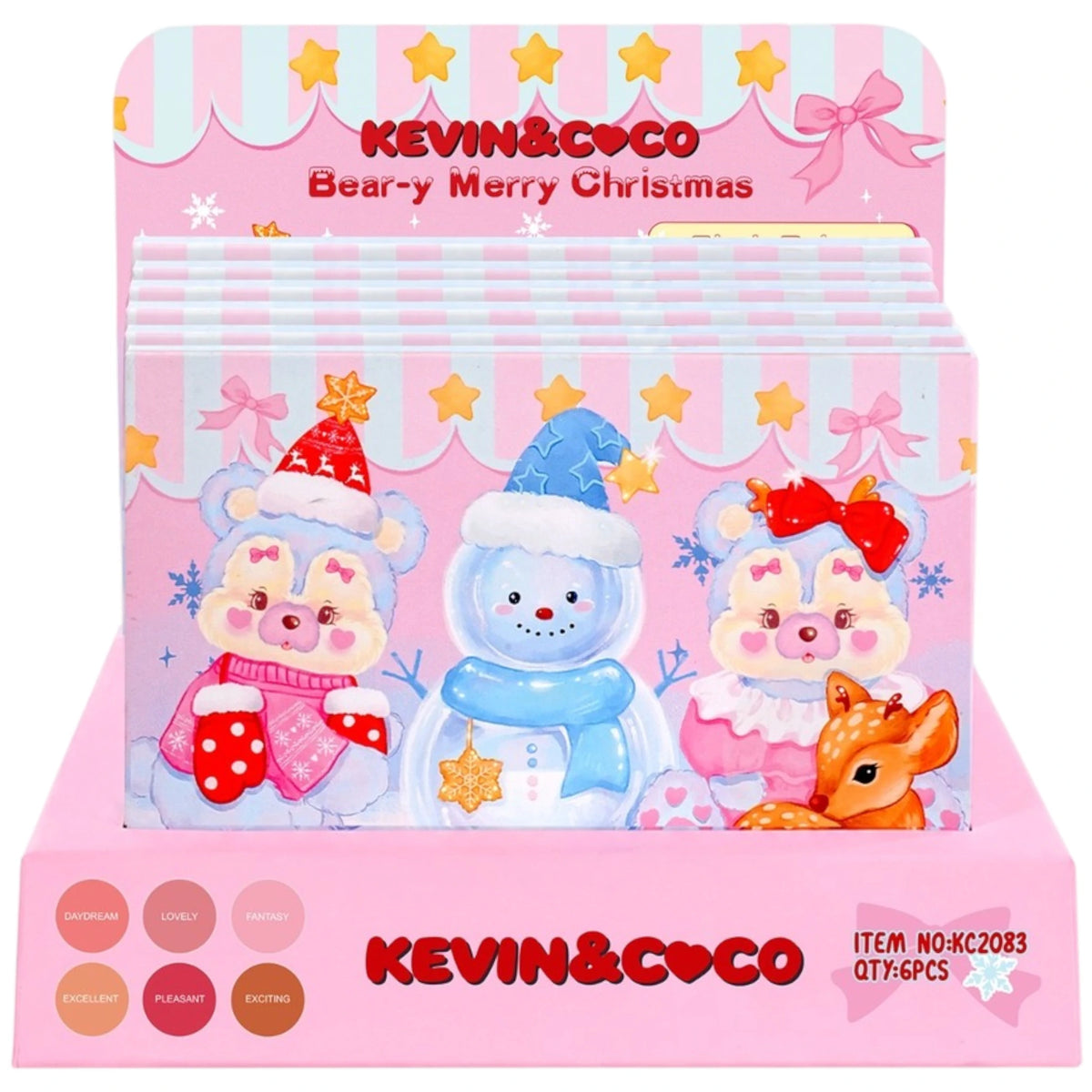 Bear-y Merry Christmas Blush Palette Kevin & Coco | Wholesale Makeup