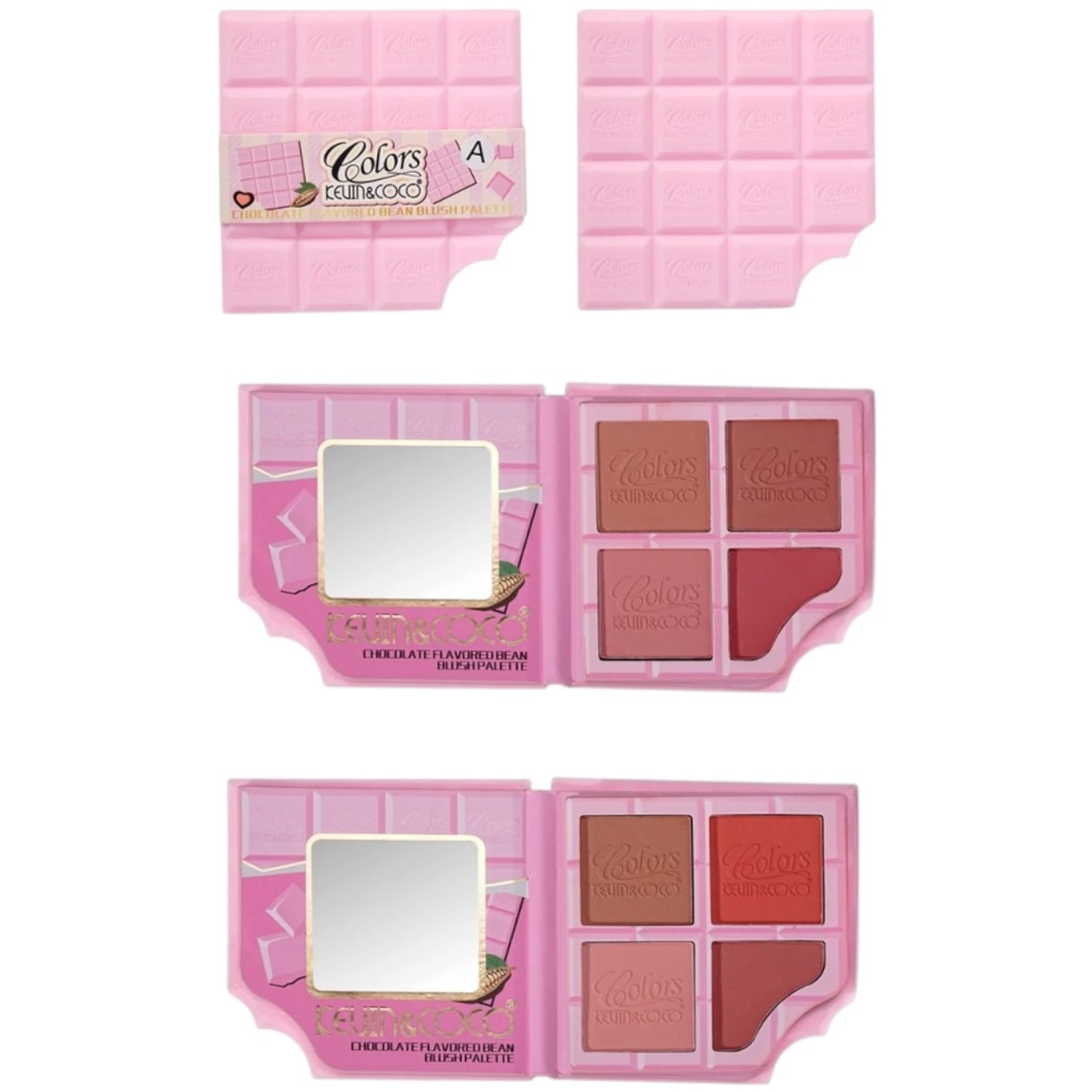 Chocolate Flavored Bean Blush - Kevin & Coco | Wholesale Makeup