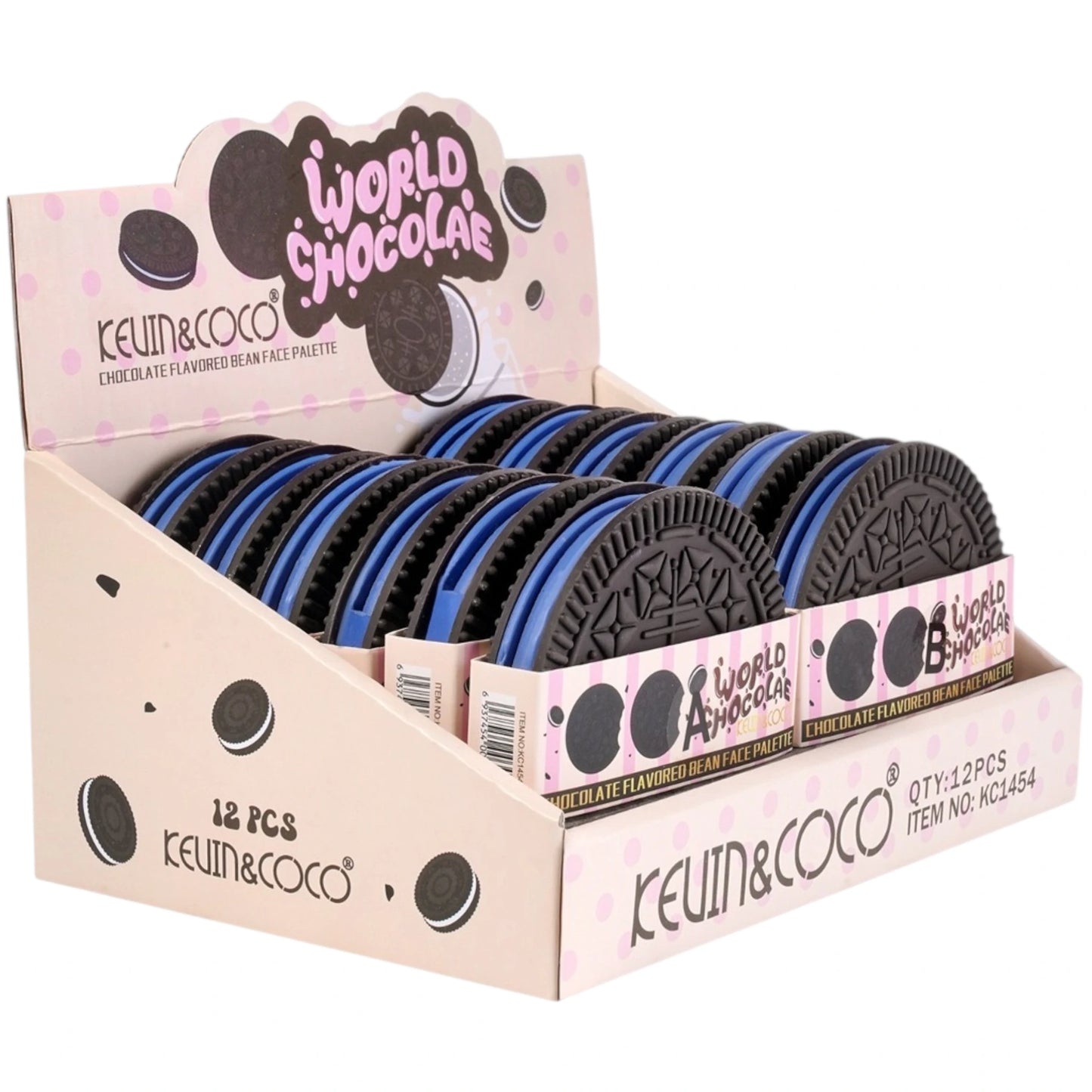 Chocolate Flavored Bean Face Palette - Kevin & Coco | Wholesale Makeup
