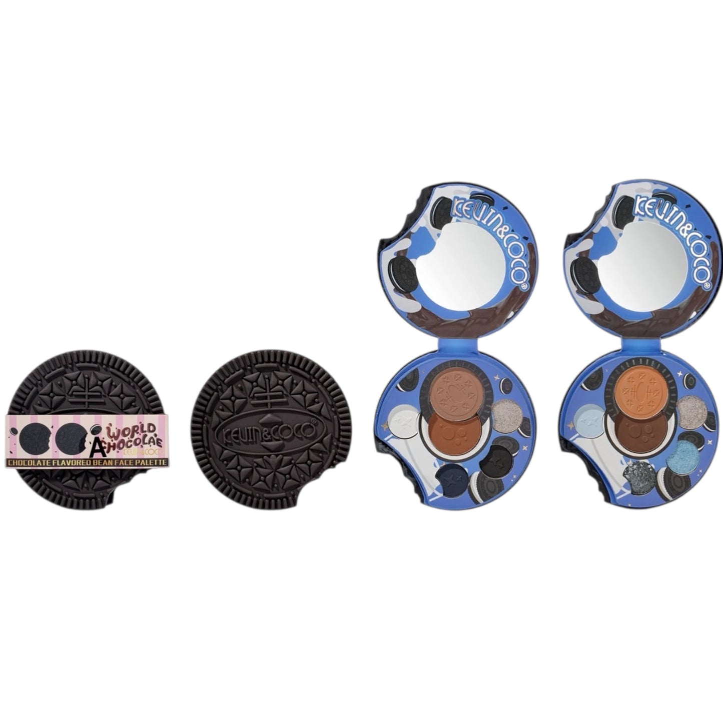Chocolate Flavored Bean Face Palette - Kevin & Coco | Wholesale Makeup