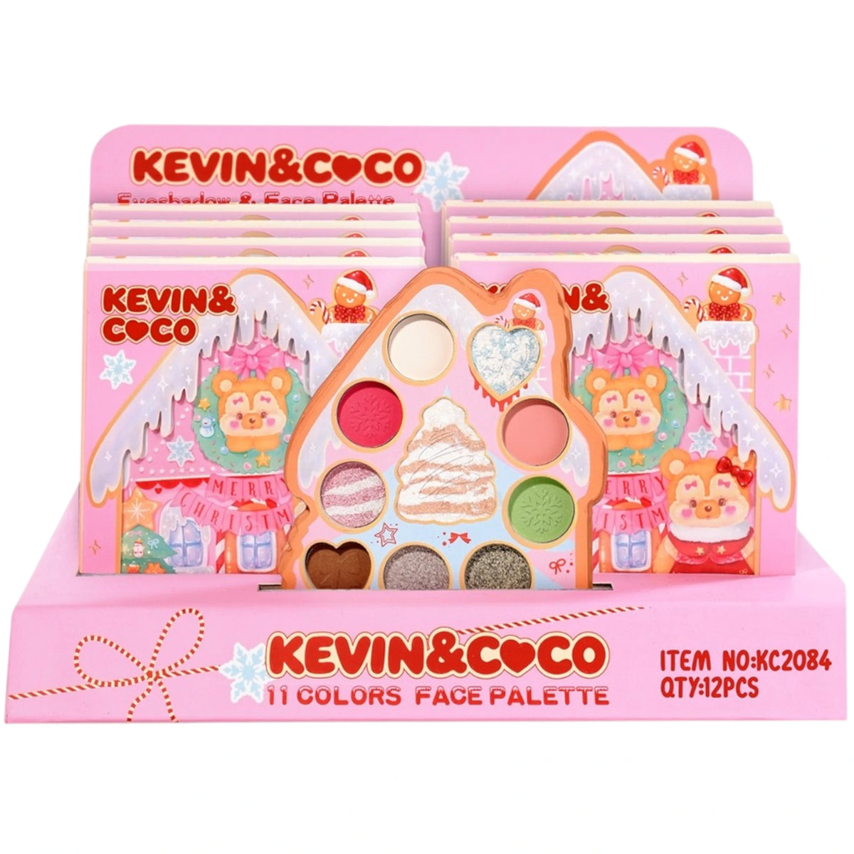 Eyeshadow & Face Palette - Kevin & Coco | Wholesale Makeup