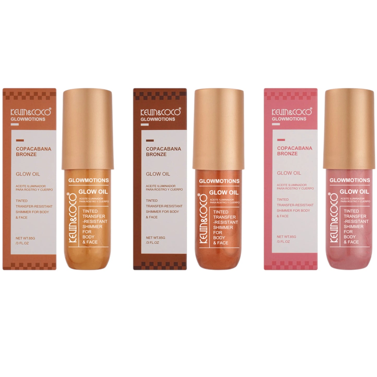 Glowmotions Glow Oil - Kevin & Coco | Wholesale Makeup