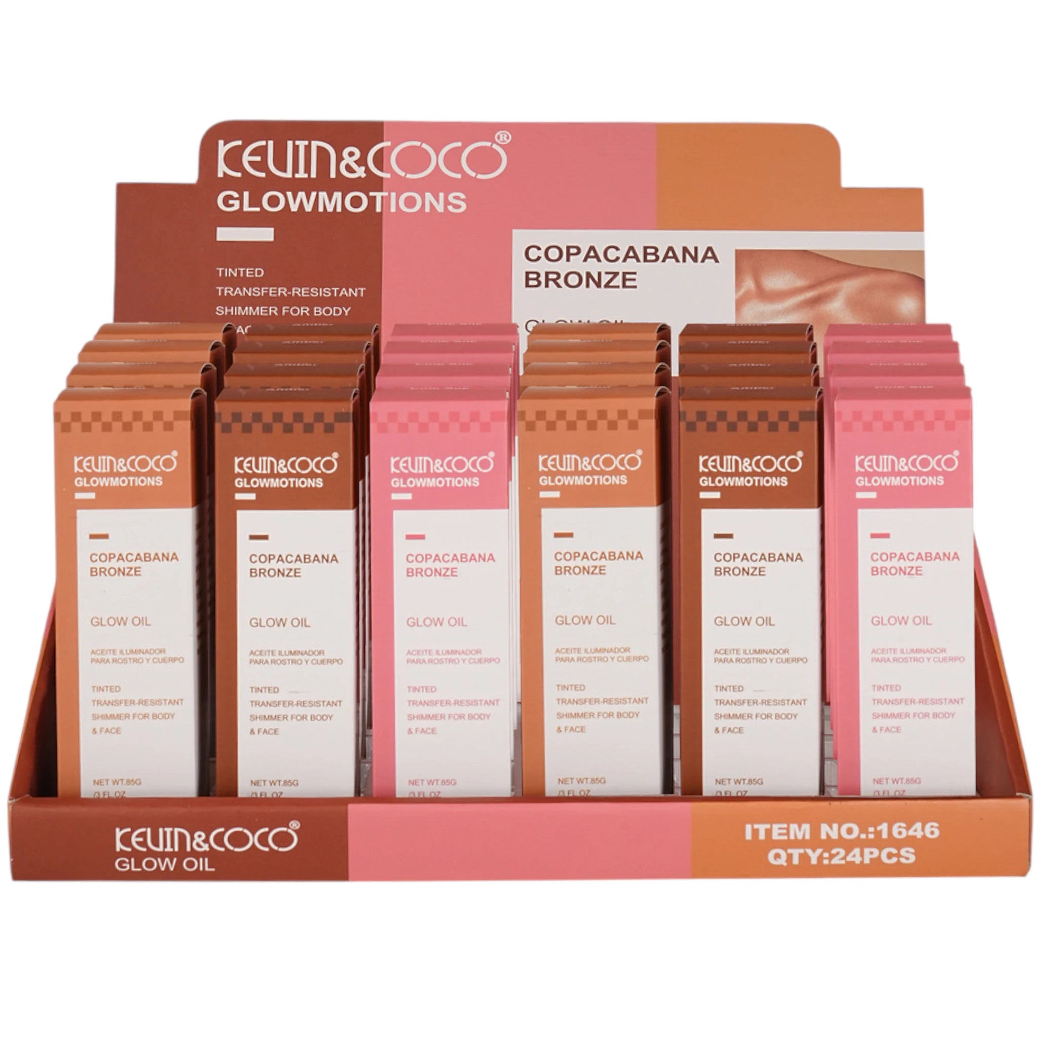 Glowmotions Glow Oil - Kevin & Coco | Wholesale Makeup