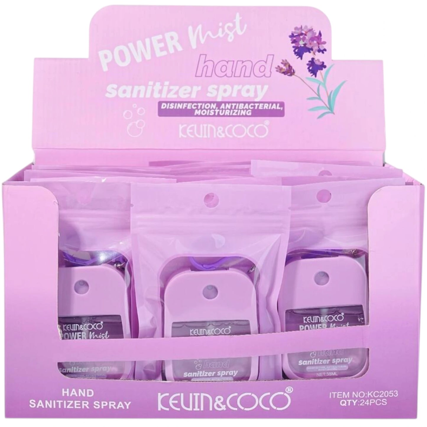 Hand Sanitizer Spray Lavender Kevin & Coco | Wholesale Makeup