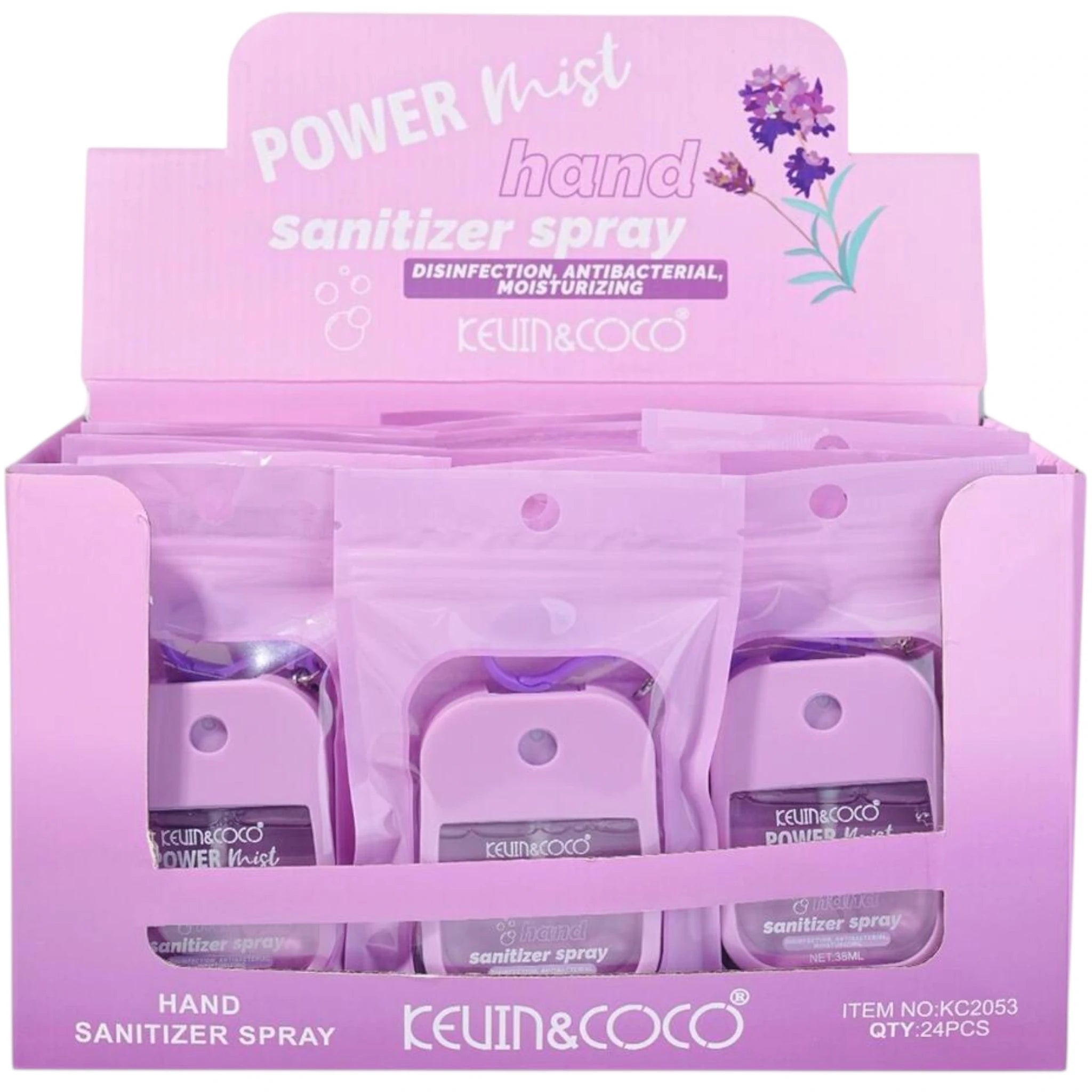 Hand Sanitizer Spray Lavender Kevin & Coco | Wholesale Makeup