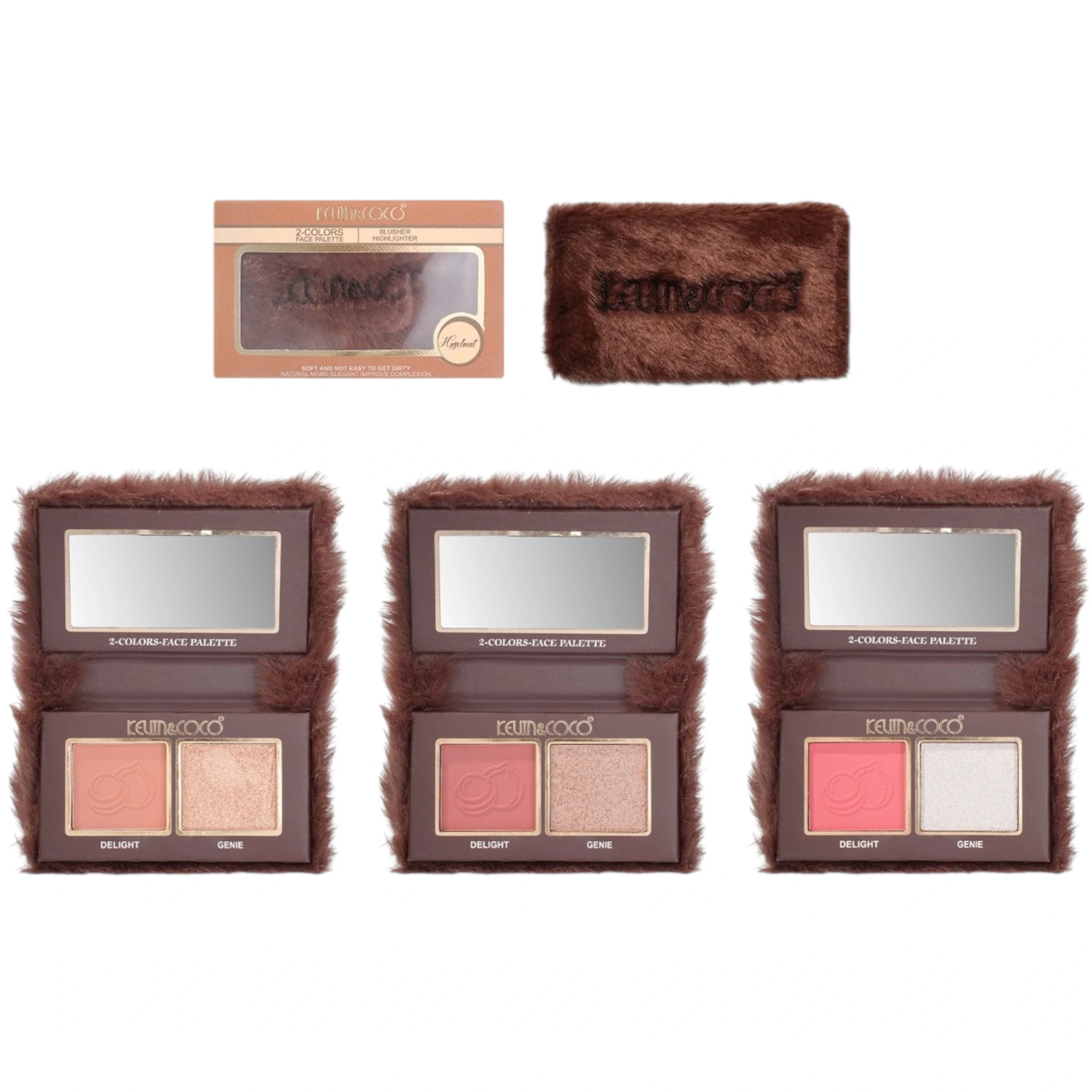 Hazelnut Blusher Highlighter - Kevin & Coco | Wholesale Makeup