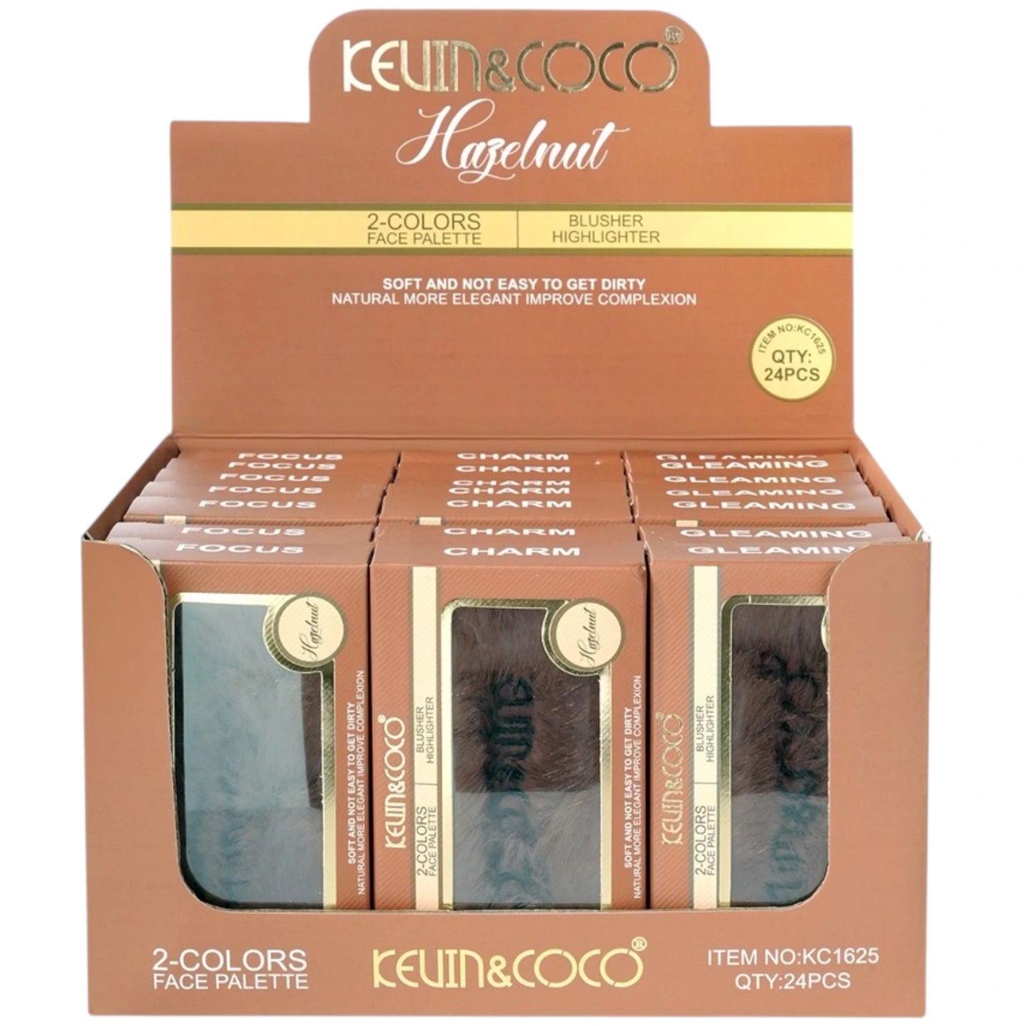 Hazelnut Blusher Highlighter - Kevin & Coco | Wholesale Makeup