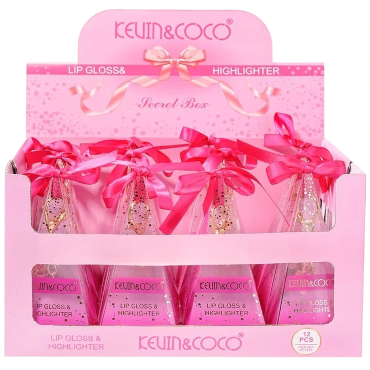 Secret Box Lip Gloss & Highlighter - Kevin & Coco | Wholesale Makeup