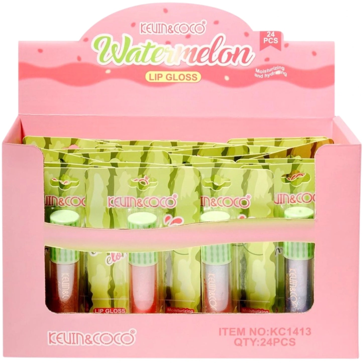 Watermelon Lip Gloss - Kevin & Coco | Wholesale Makeup