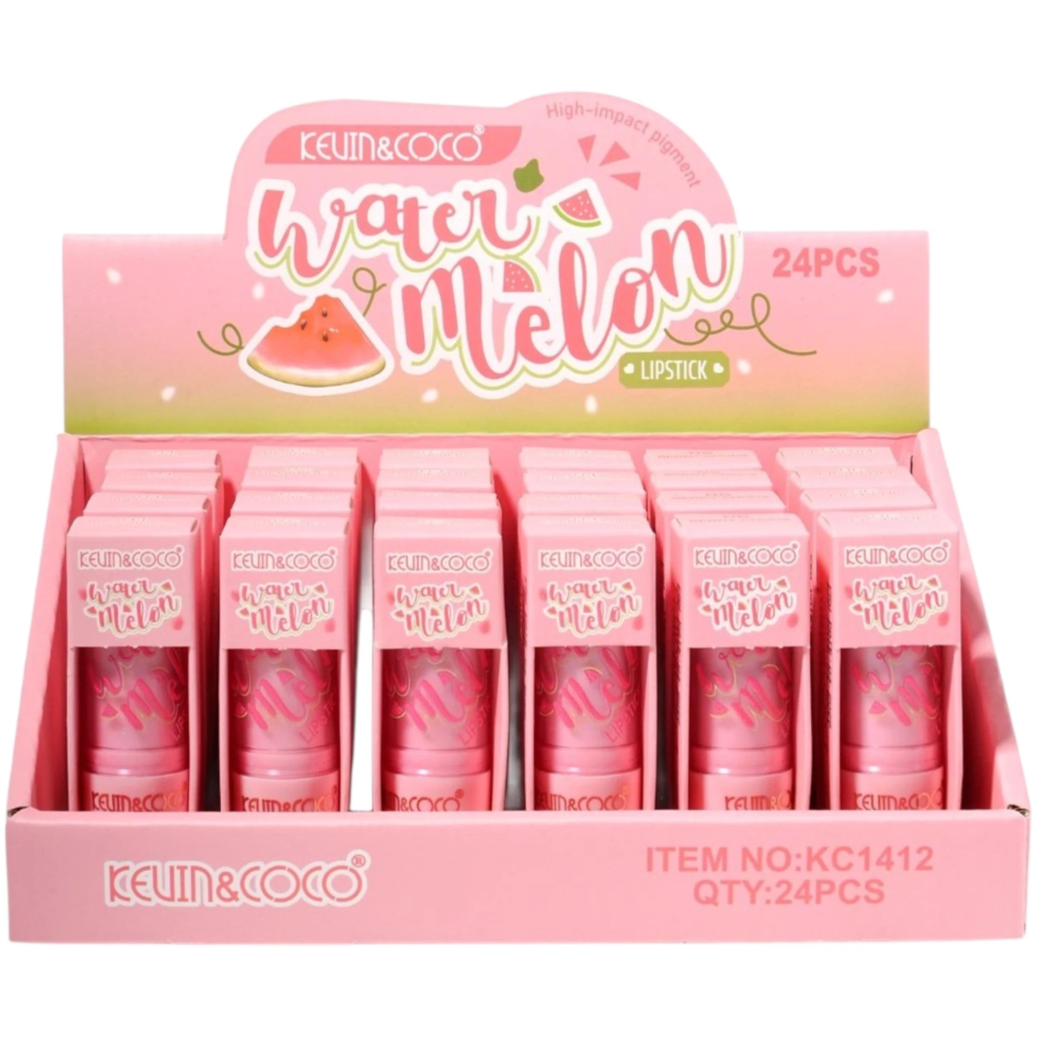 Watermelon Lipstick - Kevin & Coco | Wholesale Makeup