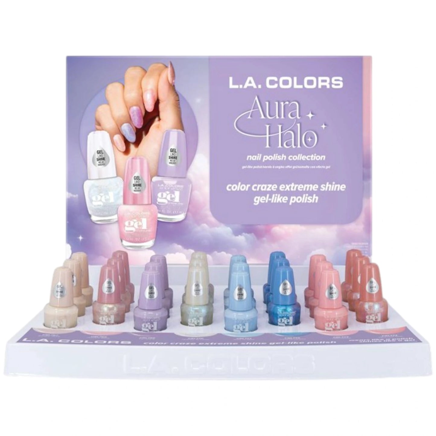 Aura Halo Nail Polish Collection - L.A. Colors | Wholesale Makeup