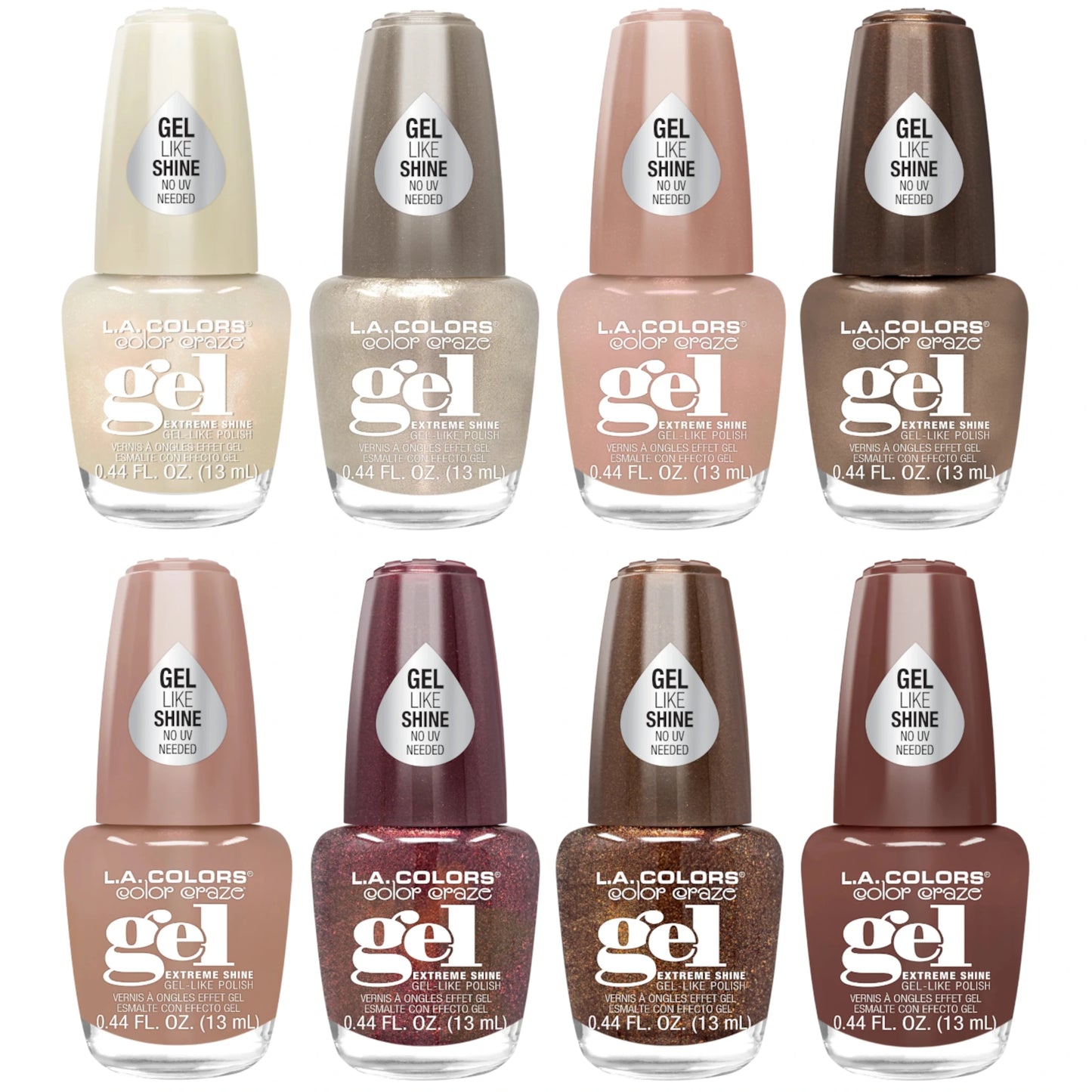 Mocha Mousse Nail Polish Collection - L.A. Colors | Wholesale Makeup