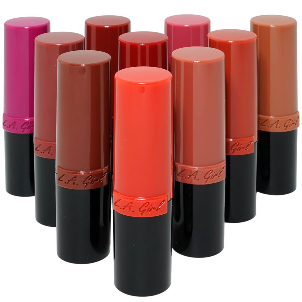 L.A. Girl Pretty & Plump Lipstick Assorted - Wholesale 10 Units (GPD388ASS)