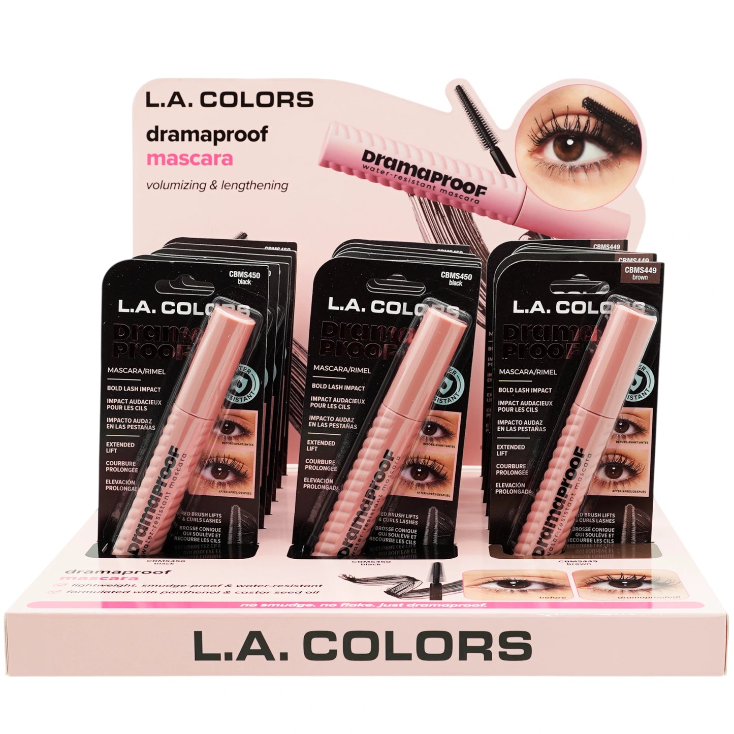Dramaproof Mascara - L.A. Colors | Wholesale Makeup