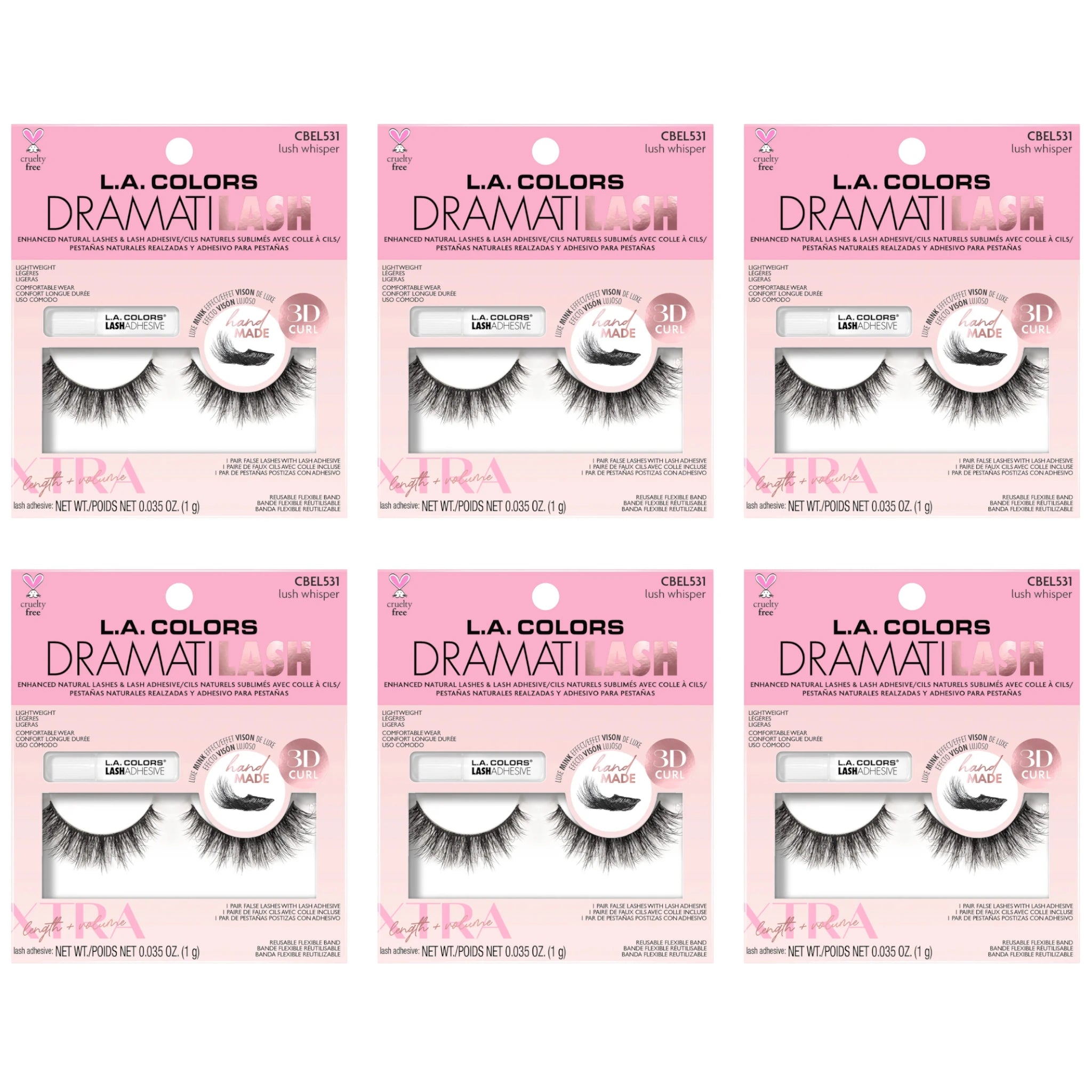 Dramatilash Lux Mink 3d Curl L.a. Colors | Wholesale Makeup