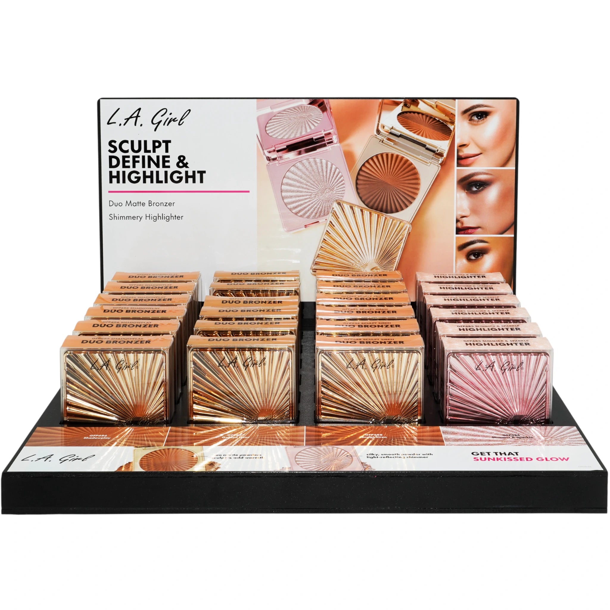 Duo Matte Bronzer & Highlighter L.A. Girl | Wholesale Makeup