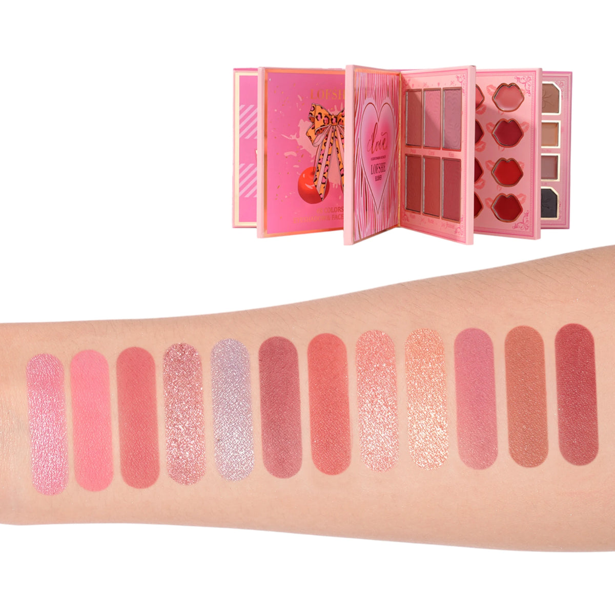 68 Colors Eyeshadow & Face Palette - Lofshe | Wholesale Makeup