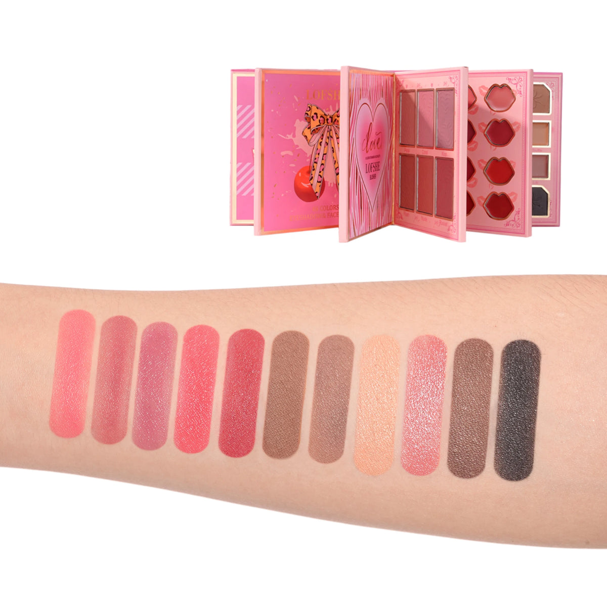 68 Colors Eyeshadow & Face Palette - Lofshe | Wholesale Makeup