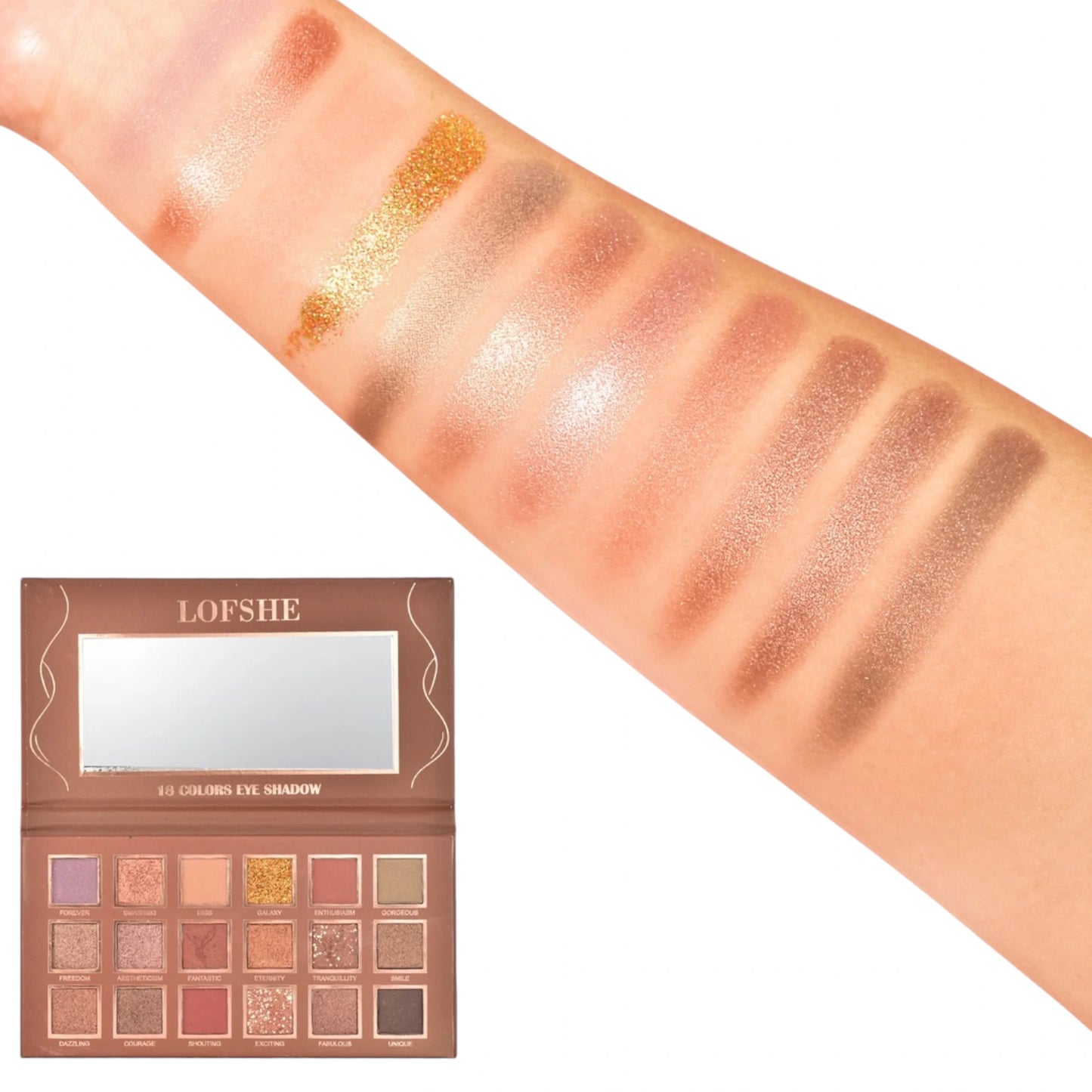 Nice Under The Sea 18 Colors Eyeshadow Lofshe | Wholesale Makeup